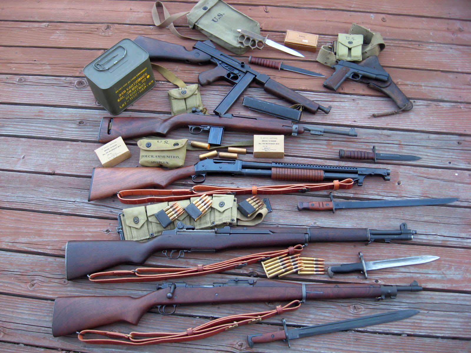 guns, military, m1a Warfare, weapons, shells, ammunition, knives