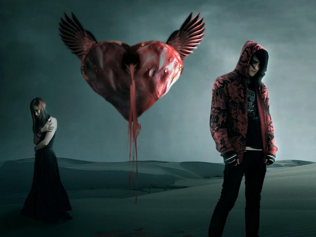 Sad Couple Wallpaper