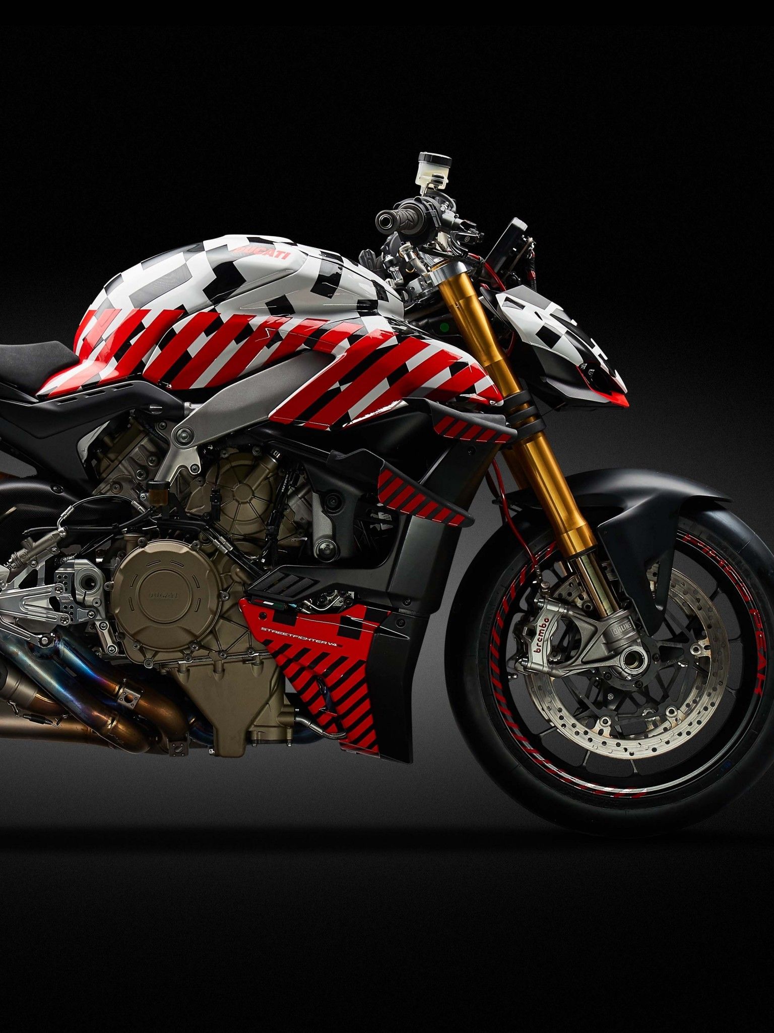 Wallpaper Ducati Streetfighter V Prototype, 4K, Automotive