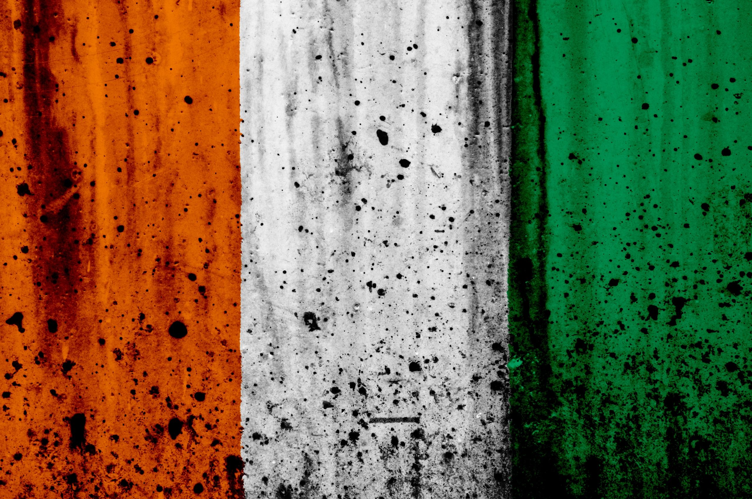 Free download Download wallpaper Cote d Ivoire flag 4k grunge