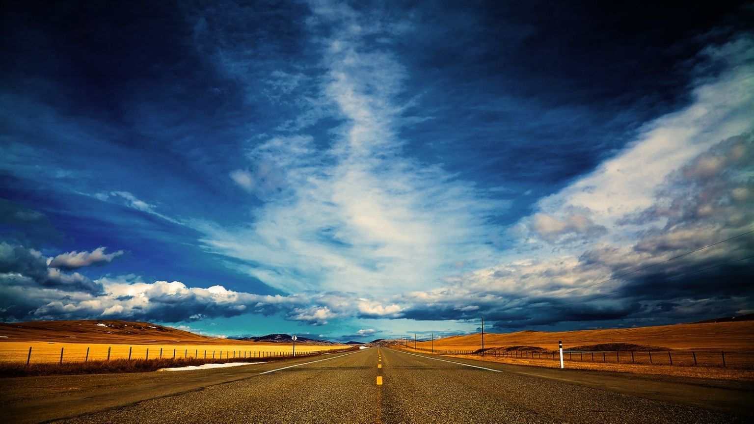 Blue Sky And Road Wallpapers - Wallpaper Cave