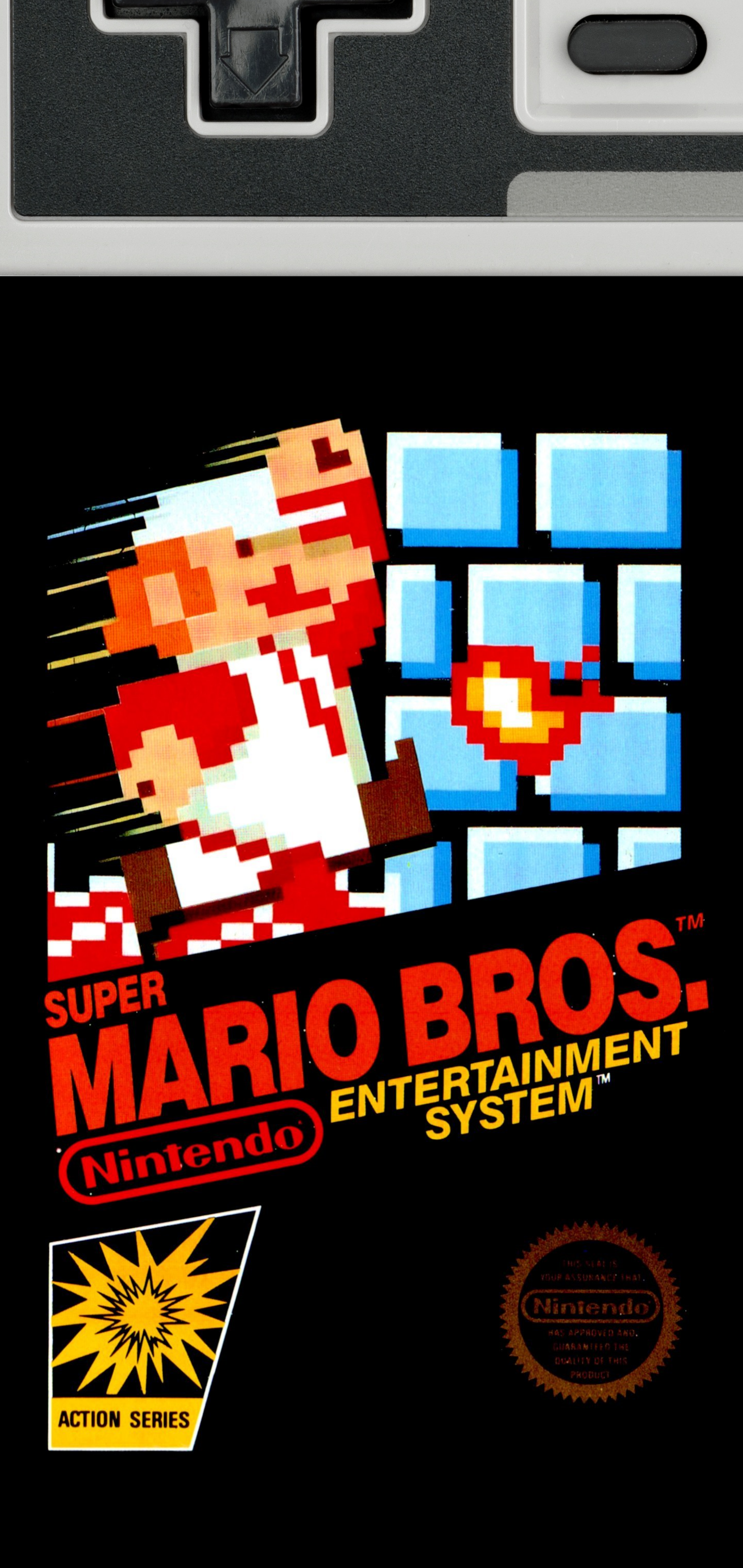 S10+] Super Mario Bros NES AMOLED Cutout