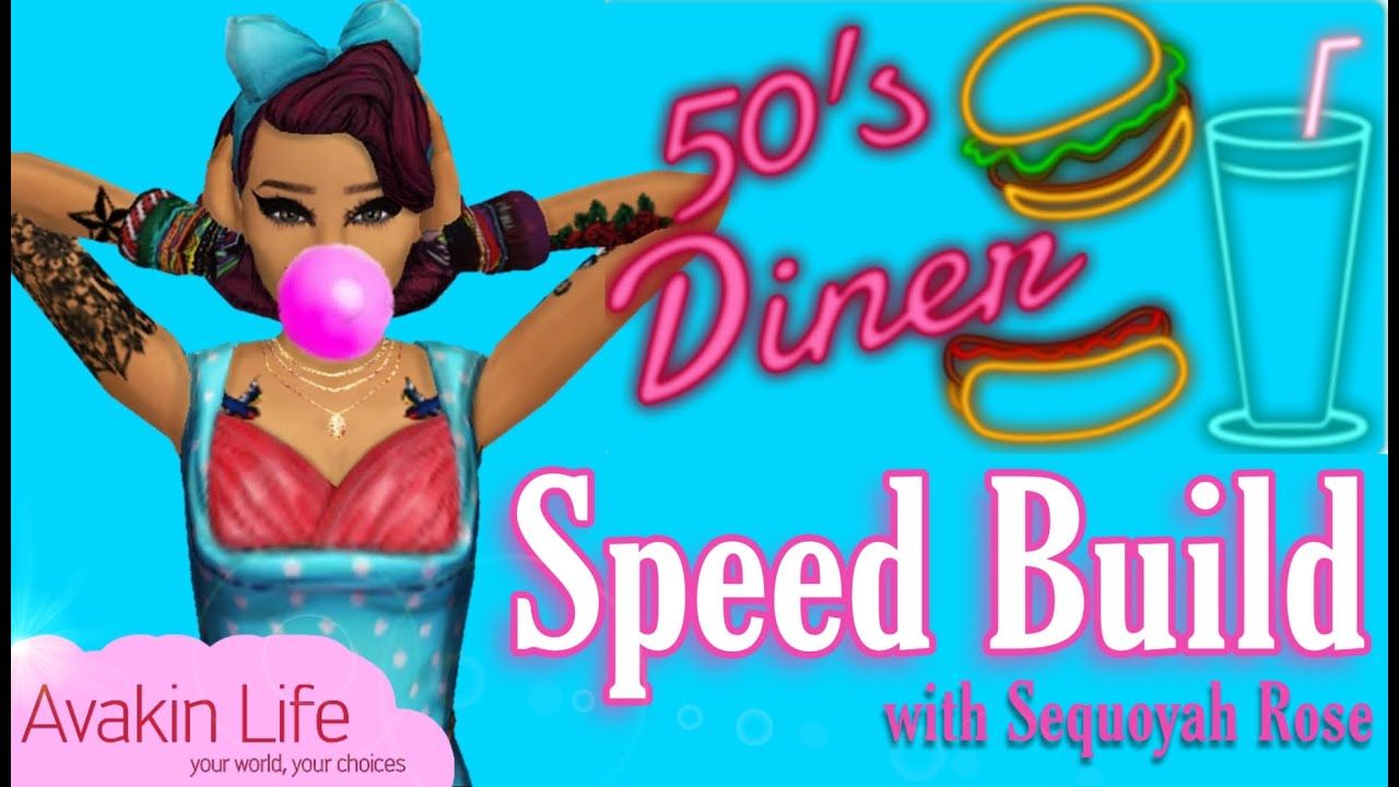 Avakin Life. Avakin Speed Builds. Build your very own 50s Diner