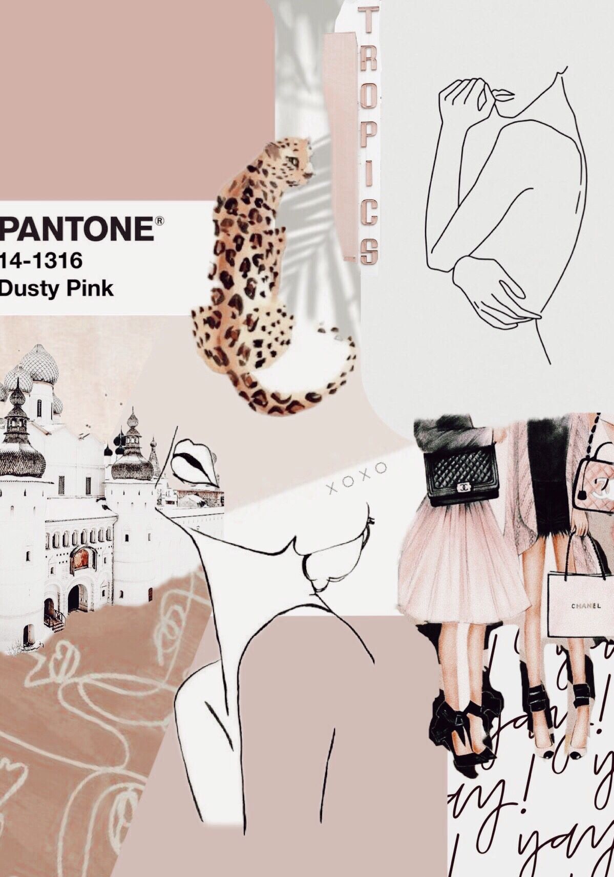 faithmpowell ♡. Wallpaper fashion, Fashion illustration, Pink xoxo