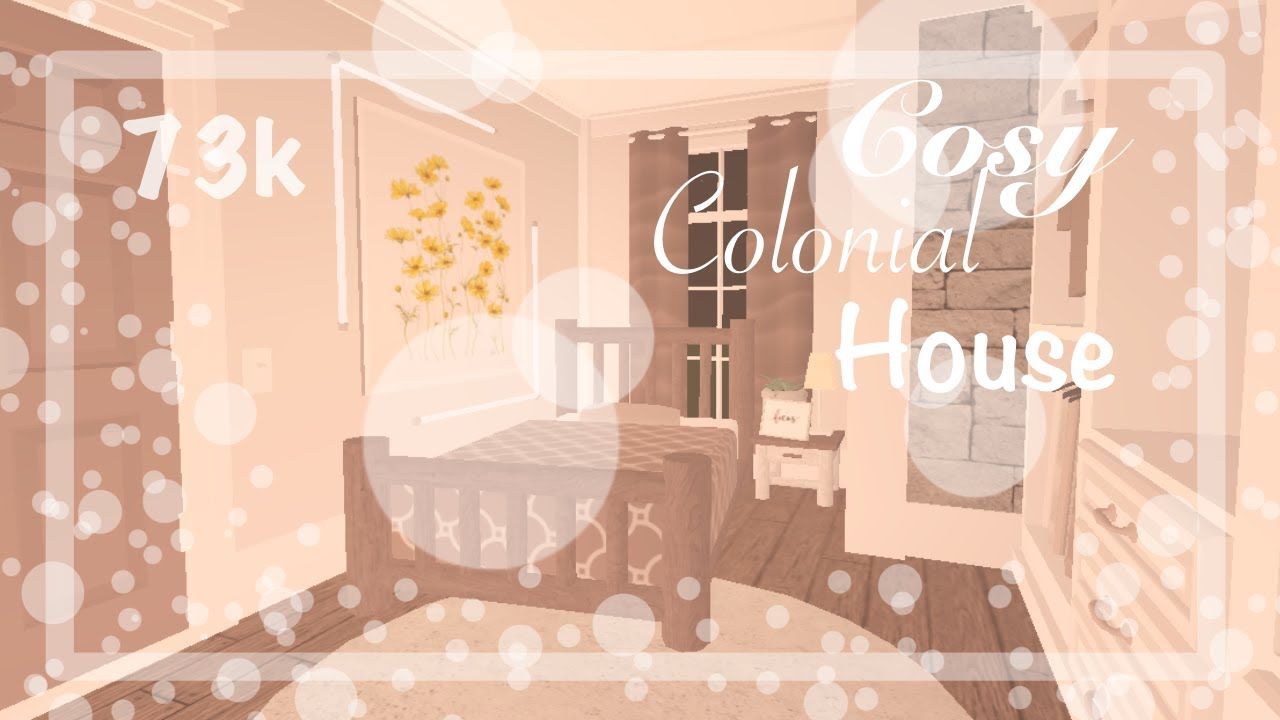 Cosy Colonial House.. Speedbuild.. Roblox.. Bloxburg.. Axilia
