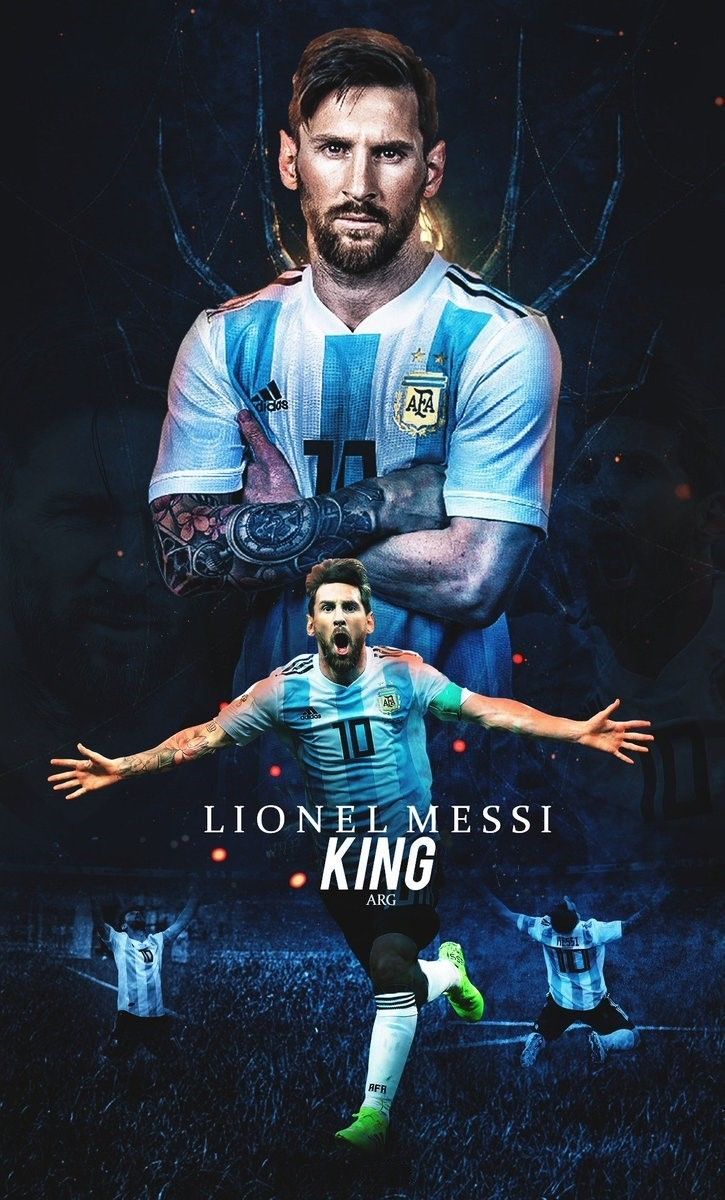 King Messi Wallpaper Free HD Wallpaper