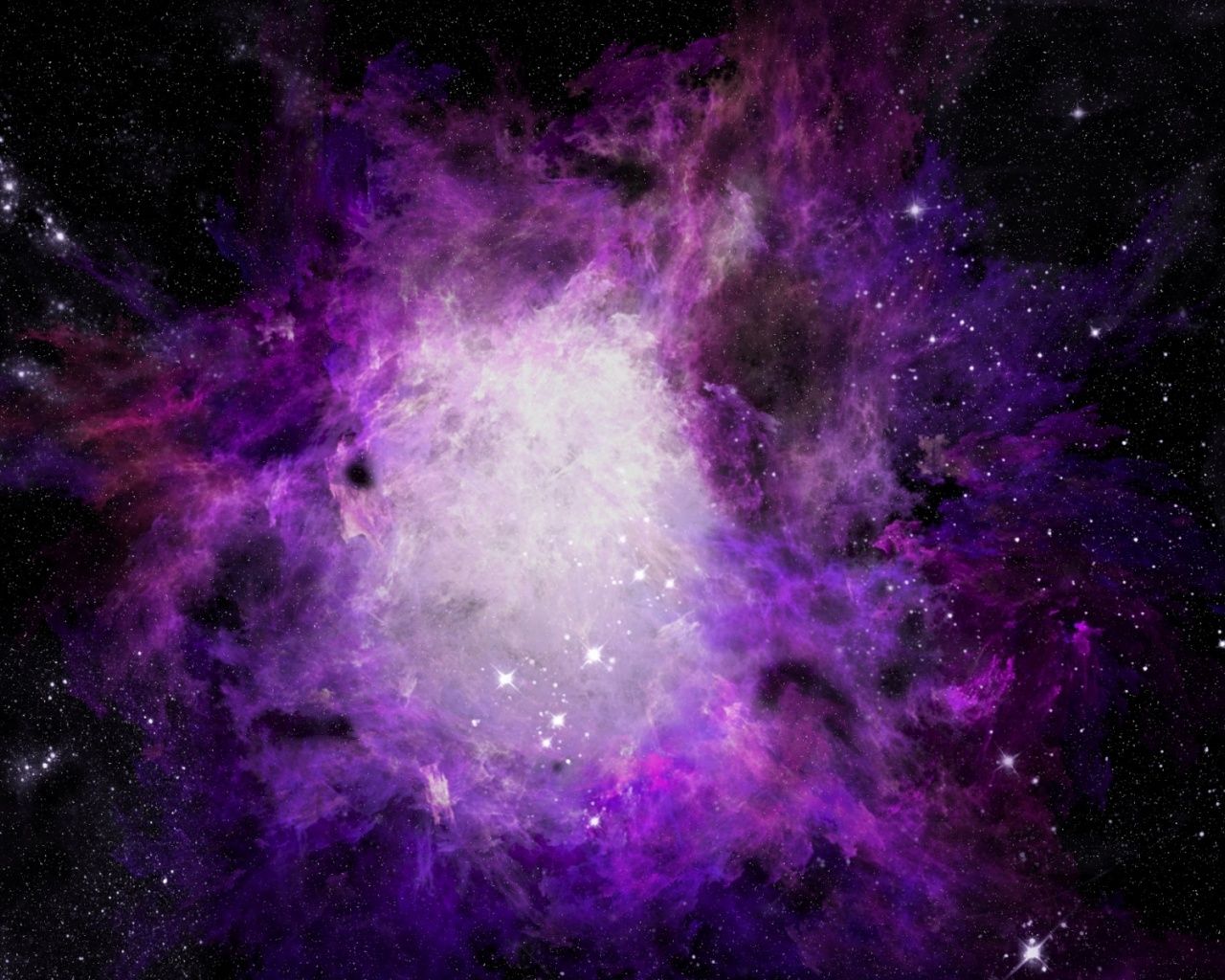 Amazing Purple Galaxy desktop PC and Mac wallpaper