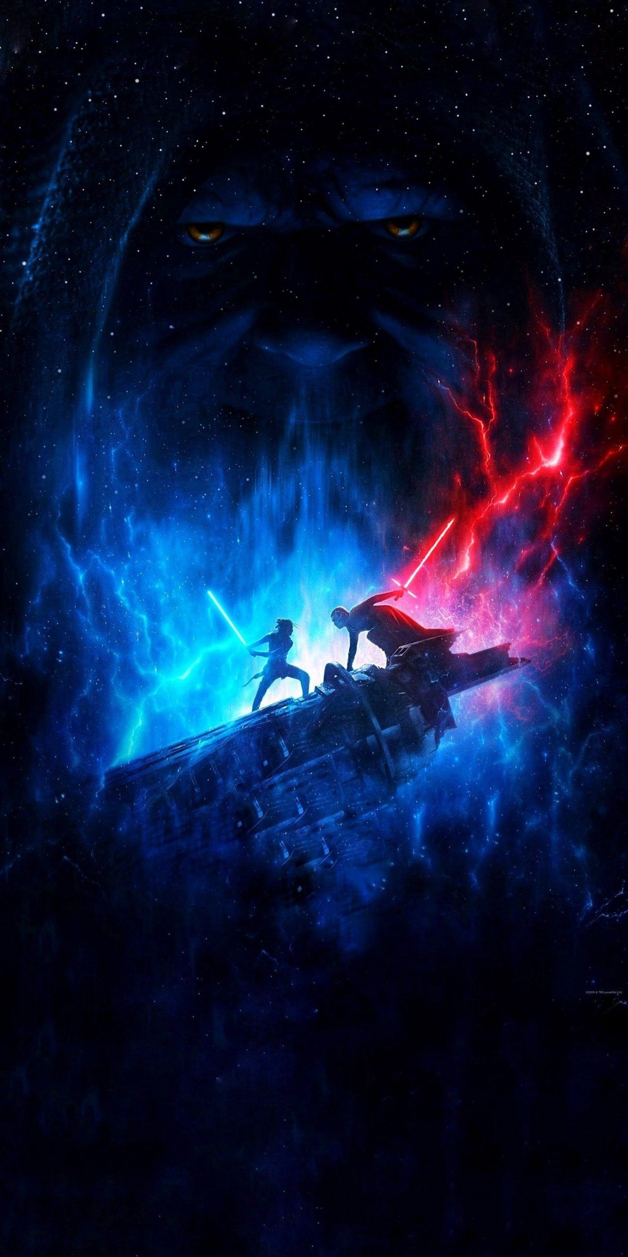 Star Wars The Rise of Skywalker by Lucasfilm, wallpaper edit