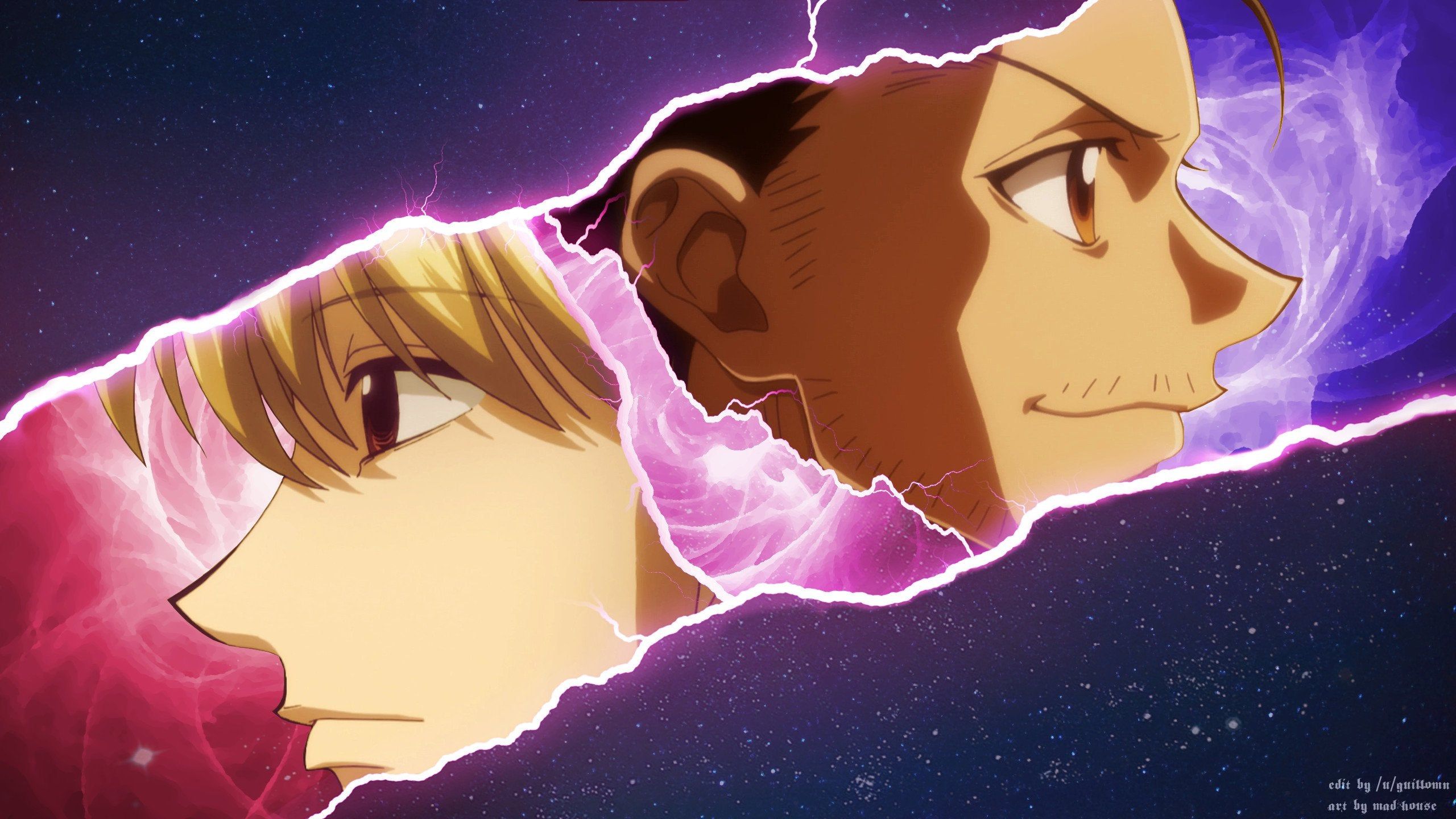 I made a Ging & Pariston desktop wallpaper from the 2011 anime art