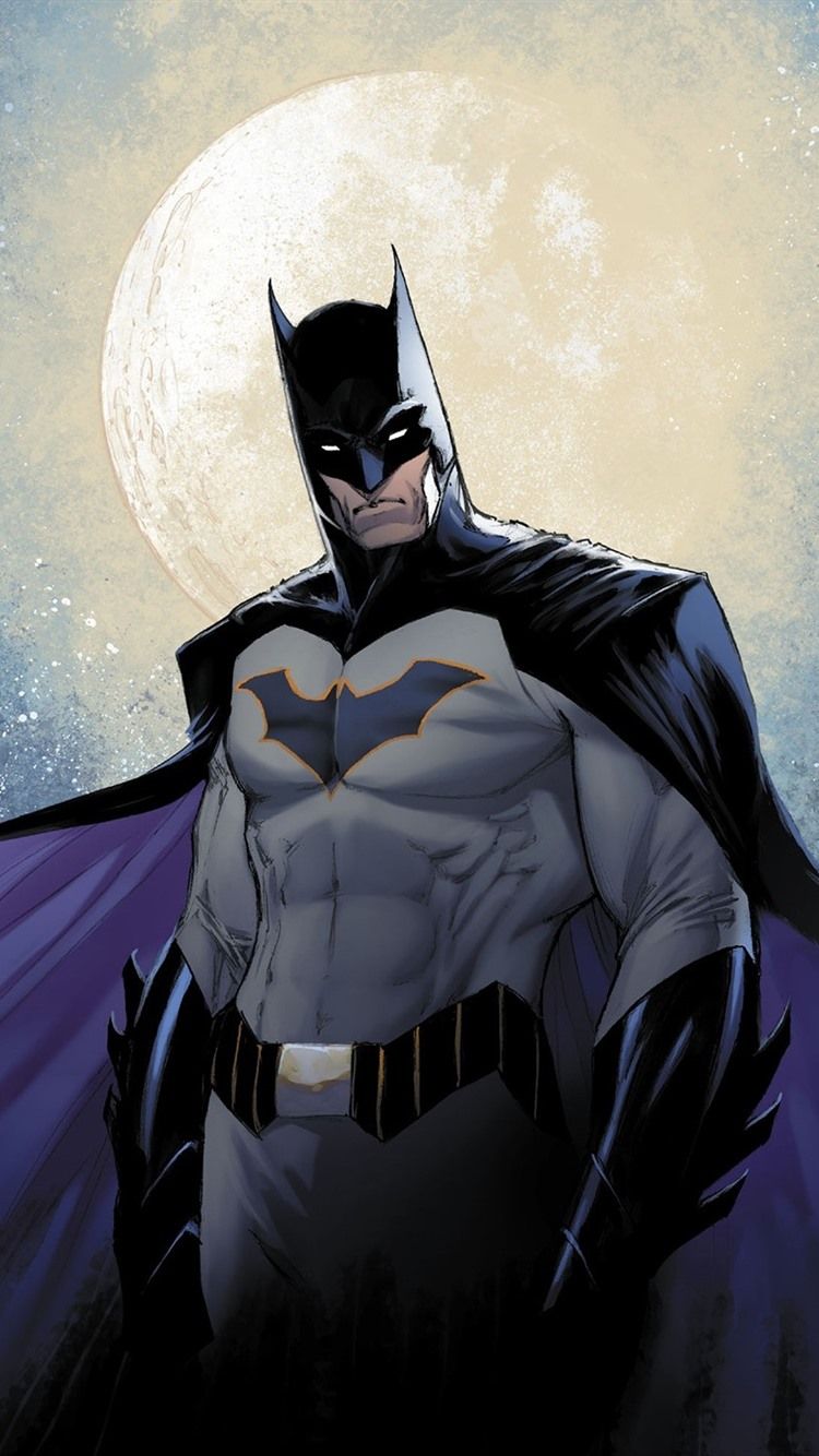 Batman with Bats & Moon Comics Wallpapers - Batman Wallpapers