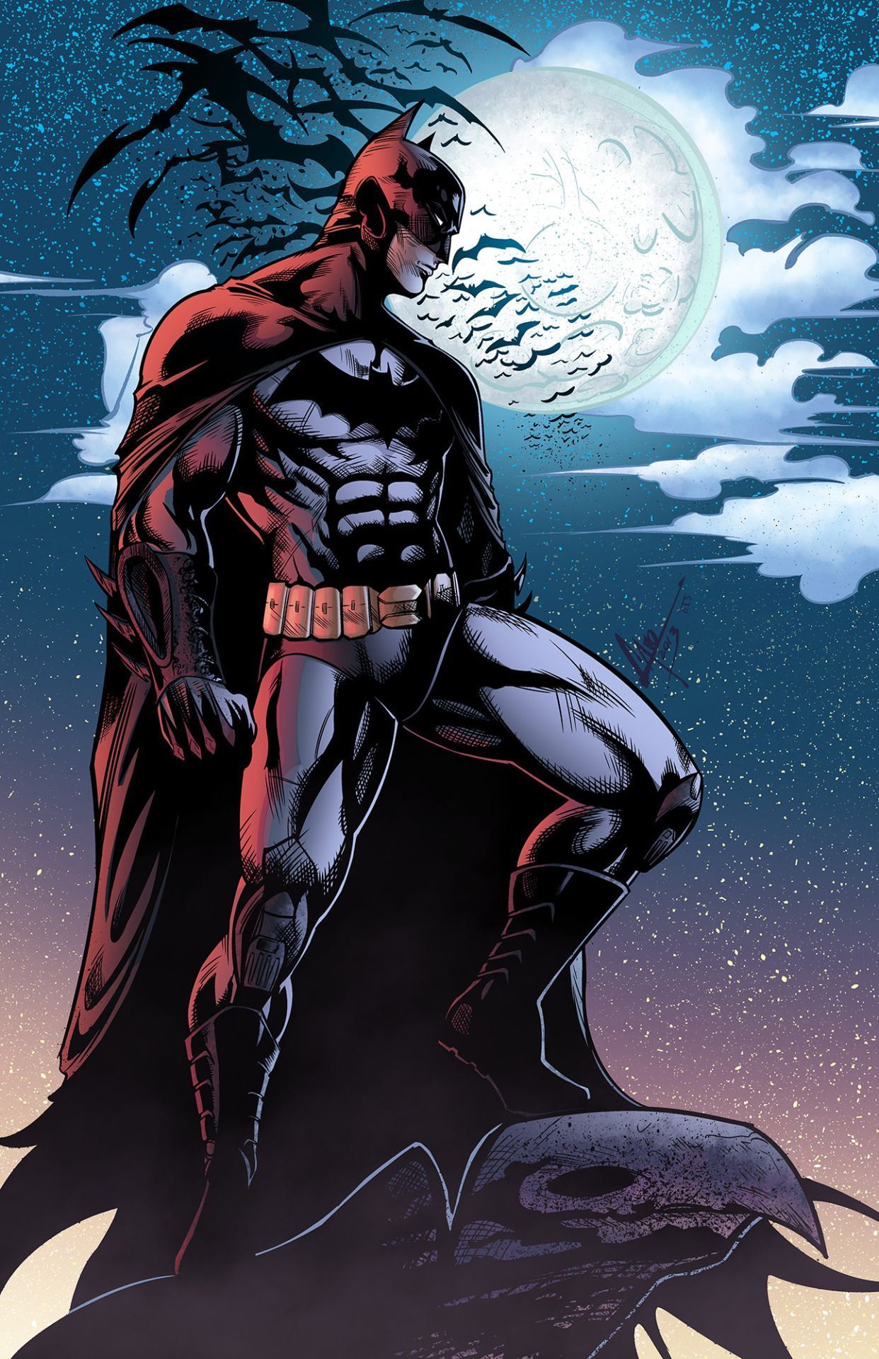 Q版蝙蝠侠 美国队长 之|插画|创作习作|阿尔曼的画 - 原创作品 - 站酷 (ZCOOL)