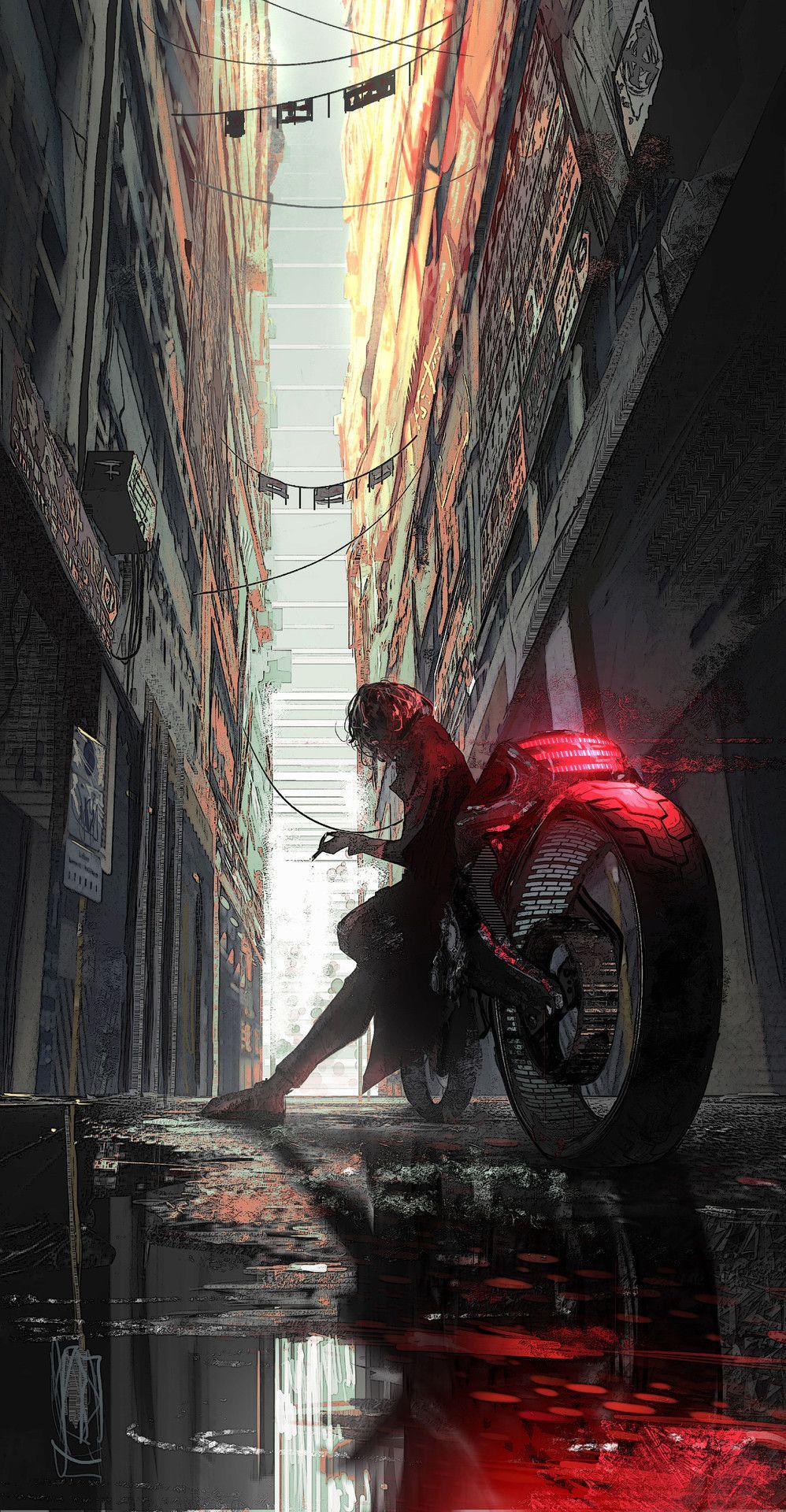 Cyberpunk 2077 Girl V Motorcycle HD 4K Wallpaper #8.2215
