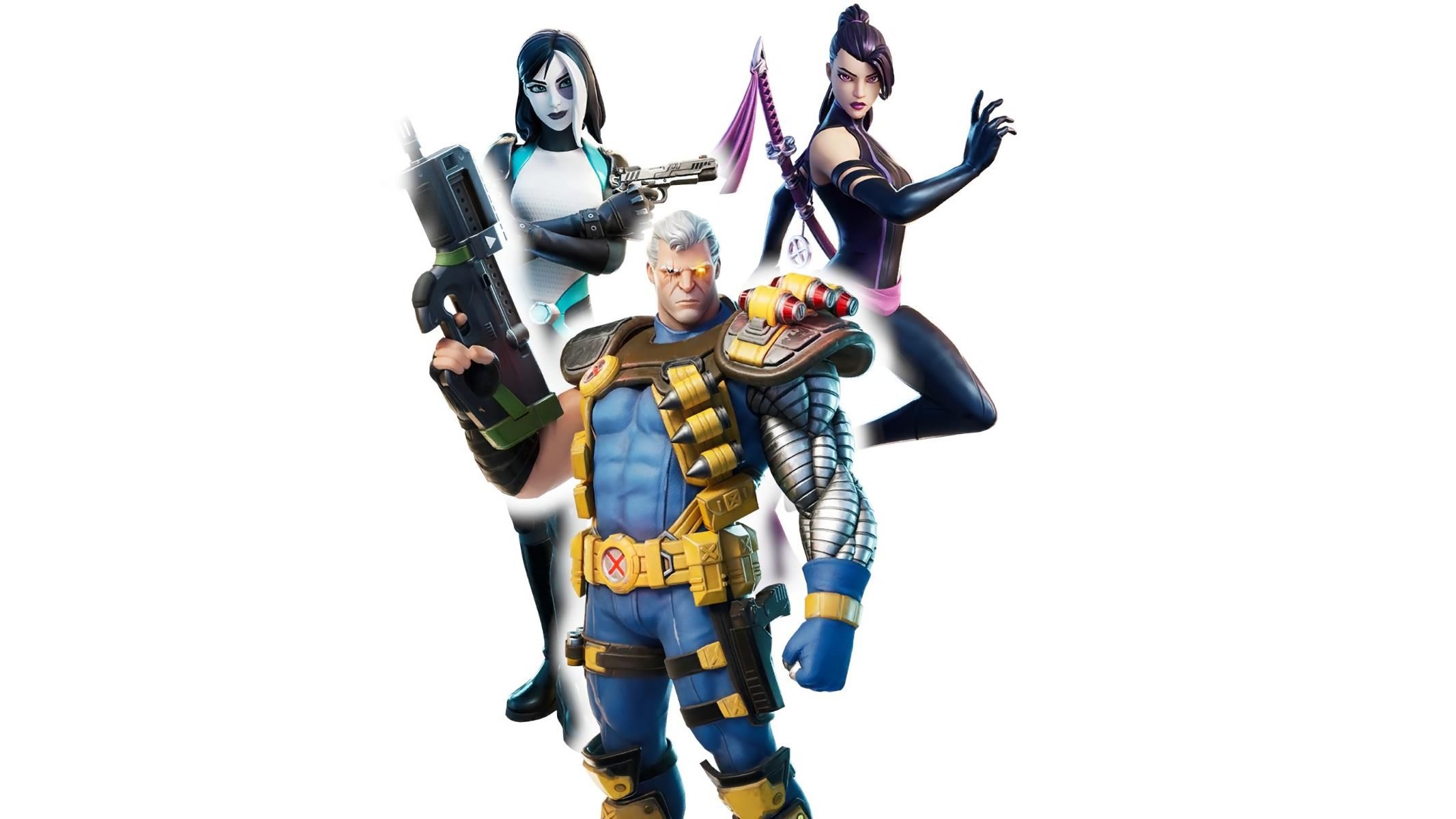 Check Out Leaked Cable And Psylocke Fortnite X Force Skins
