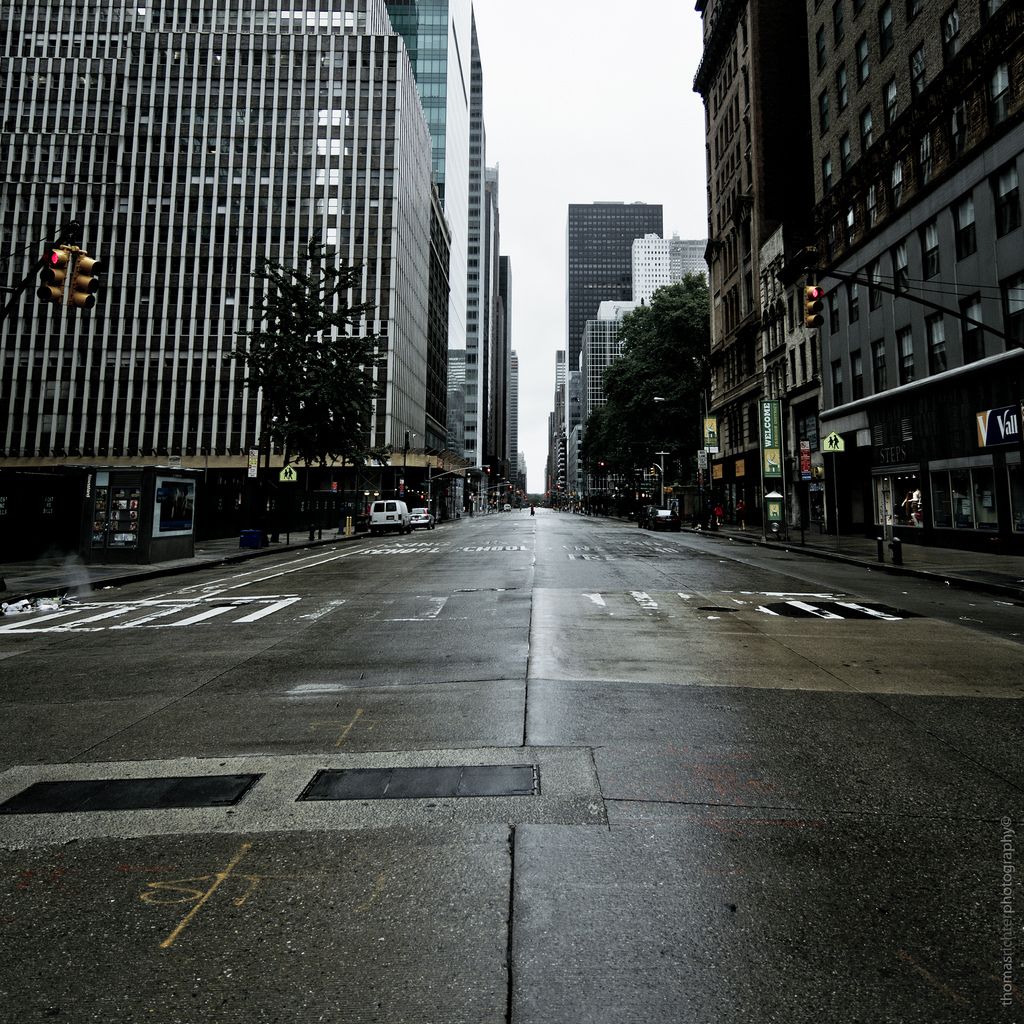 Free download Empty New York City Street HD Wallpaper Background