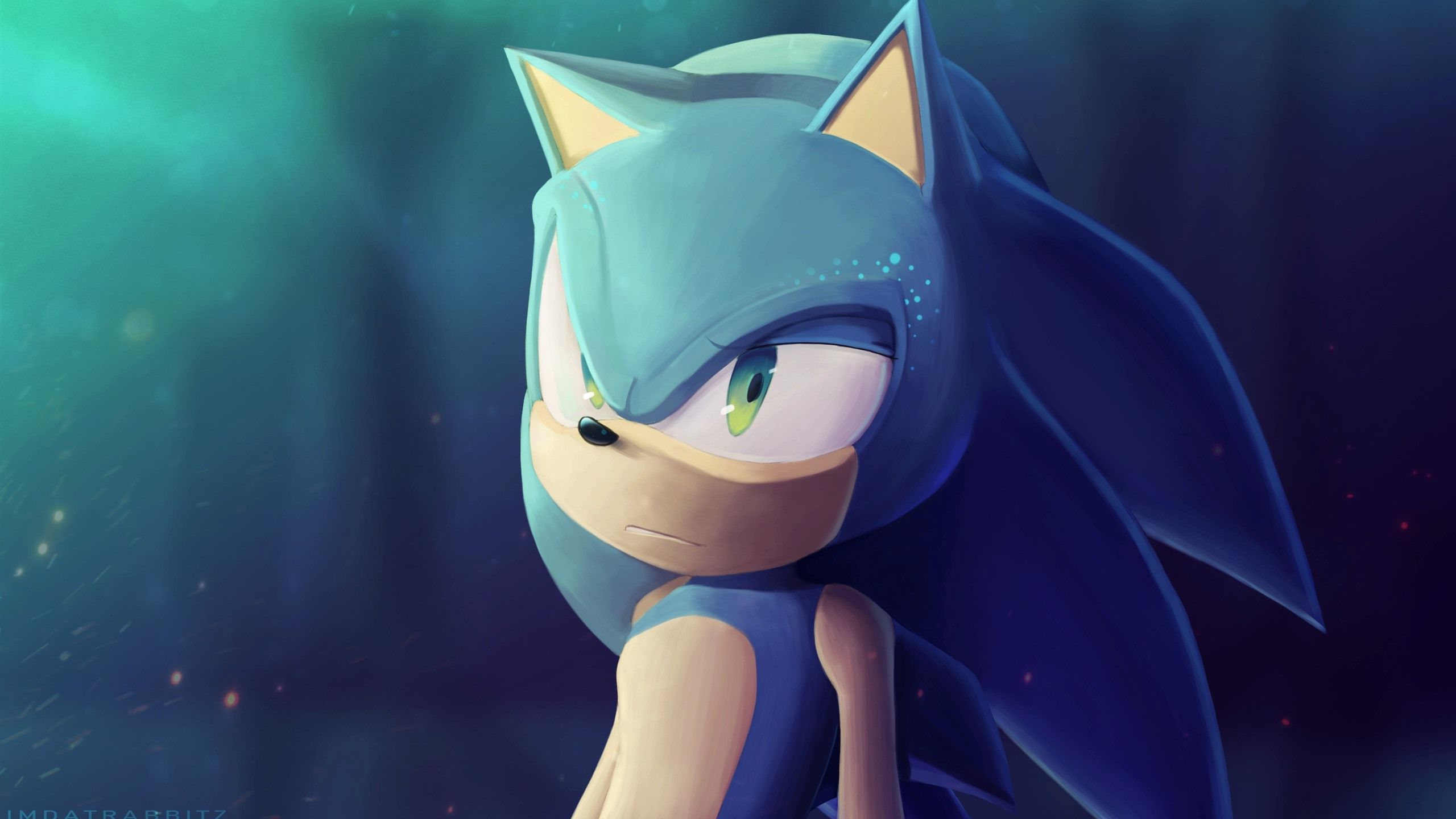 Wallpaper Sonic the Hedgehog, art picture 2560x1600 HD Picture, Image