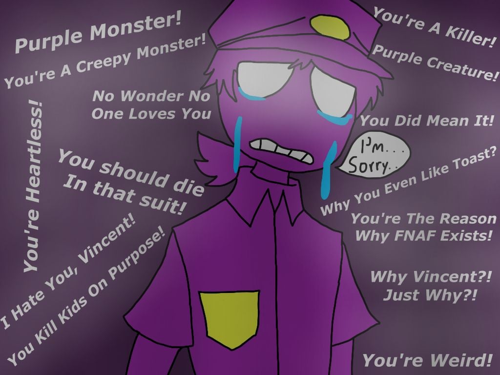 Sad Purple Guy Fanart