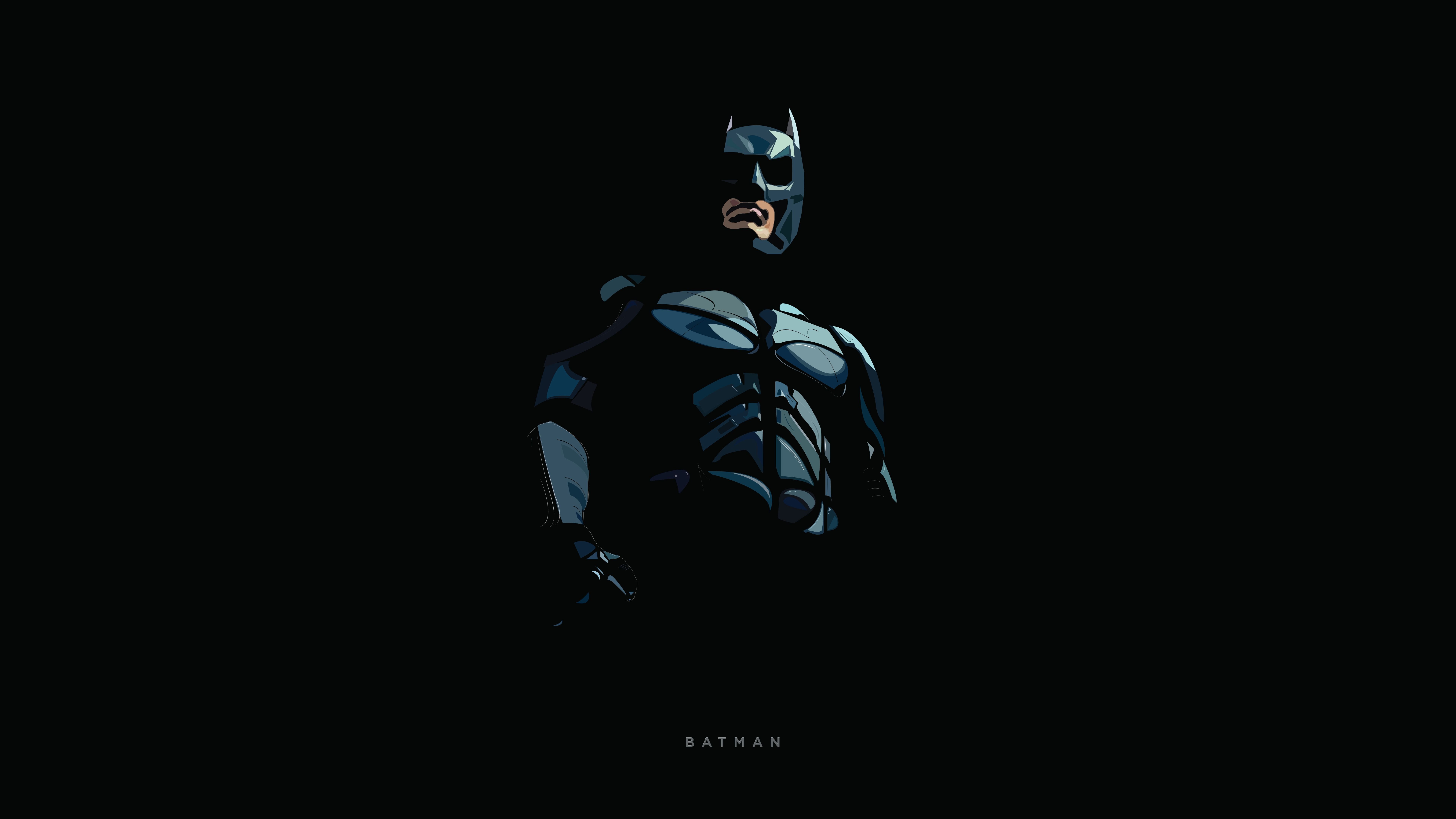 Batman Minimal Illustration Wallpaper, HD Minimalist 4K Wallpaper, Image, Photo and Background