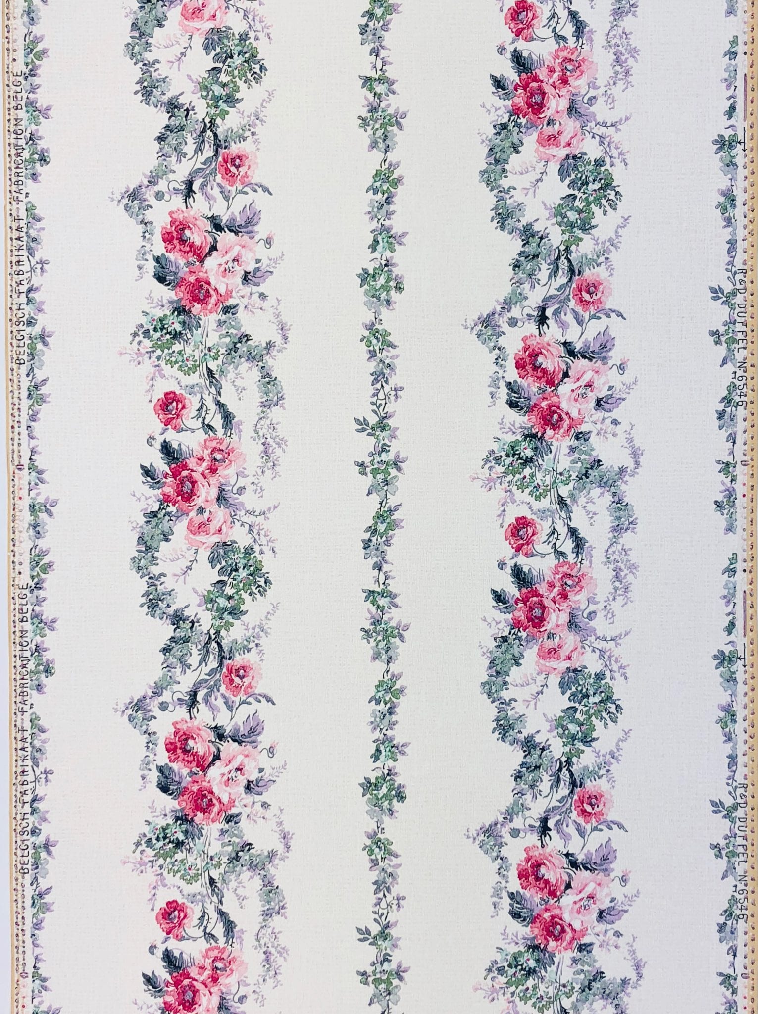 1920s Floral Wallpaper