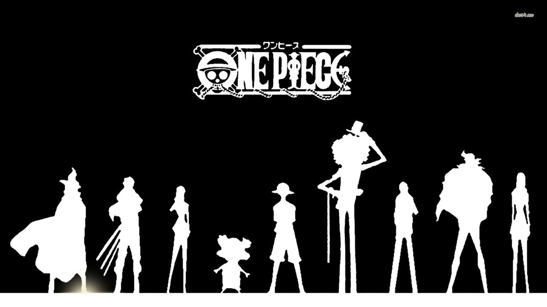 One Piece Black and White Wallpaper Free One Piece Black