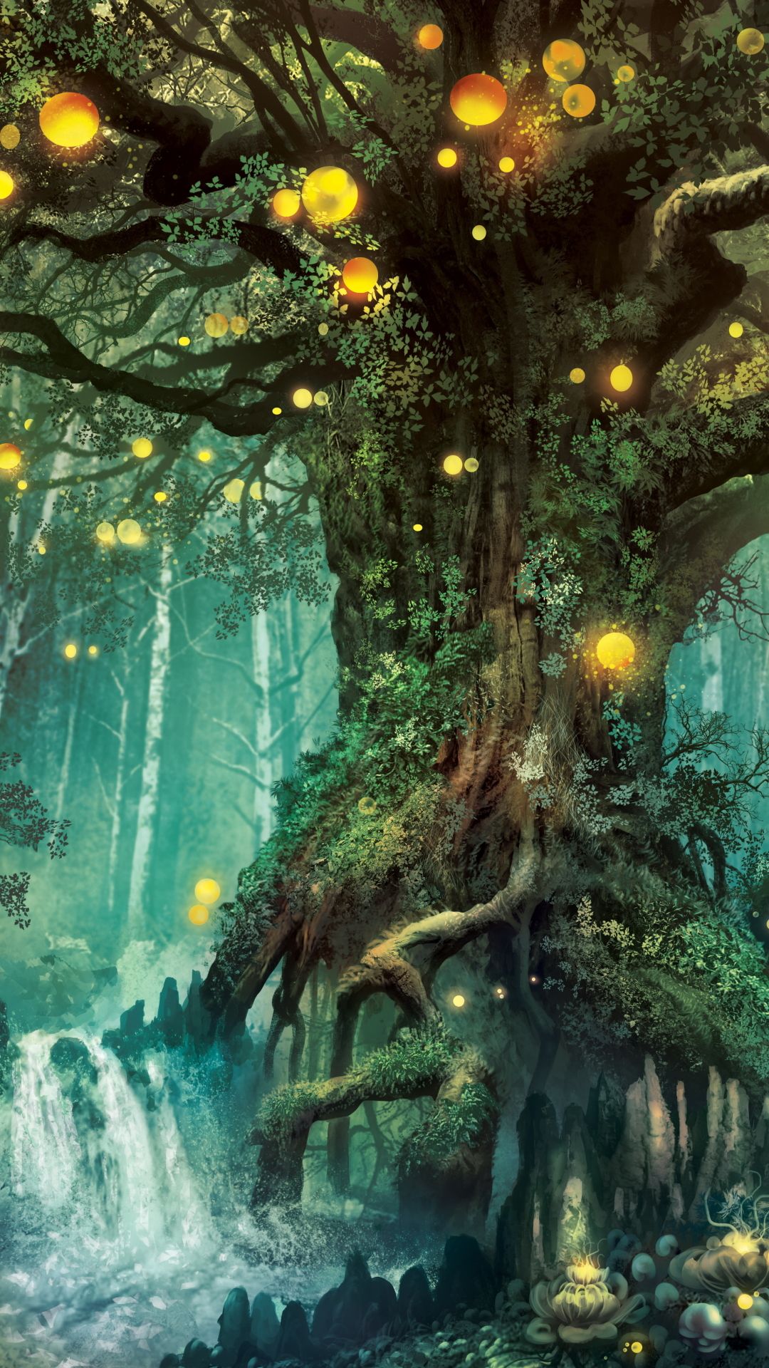 Fantasy Forest (1080x1920) Wallpaper
