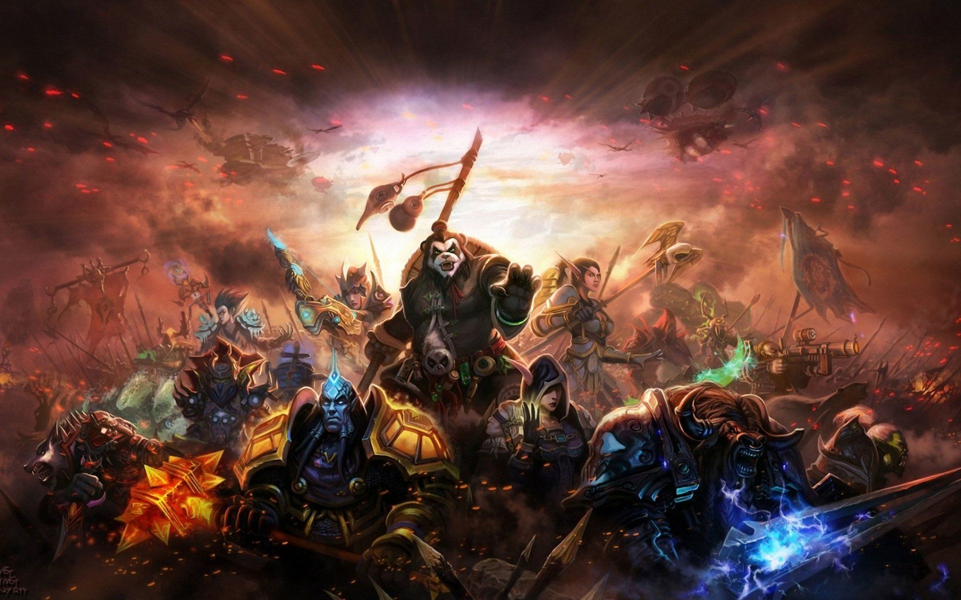 World Of Warcraft: Mists Of Pandaria HD Wallpaper and Background Image