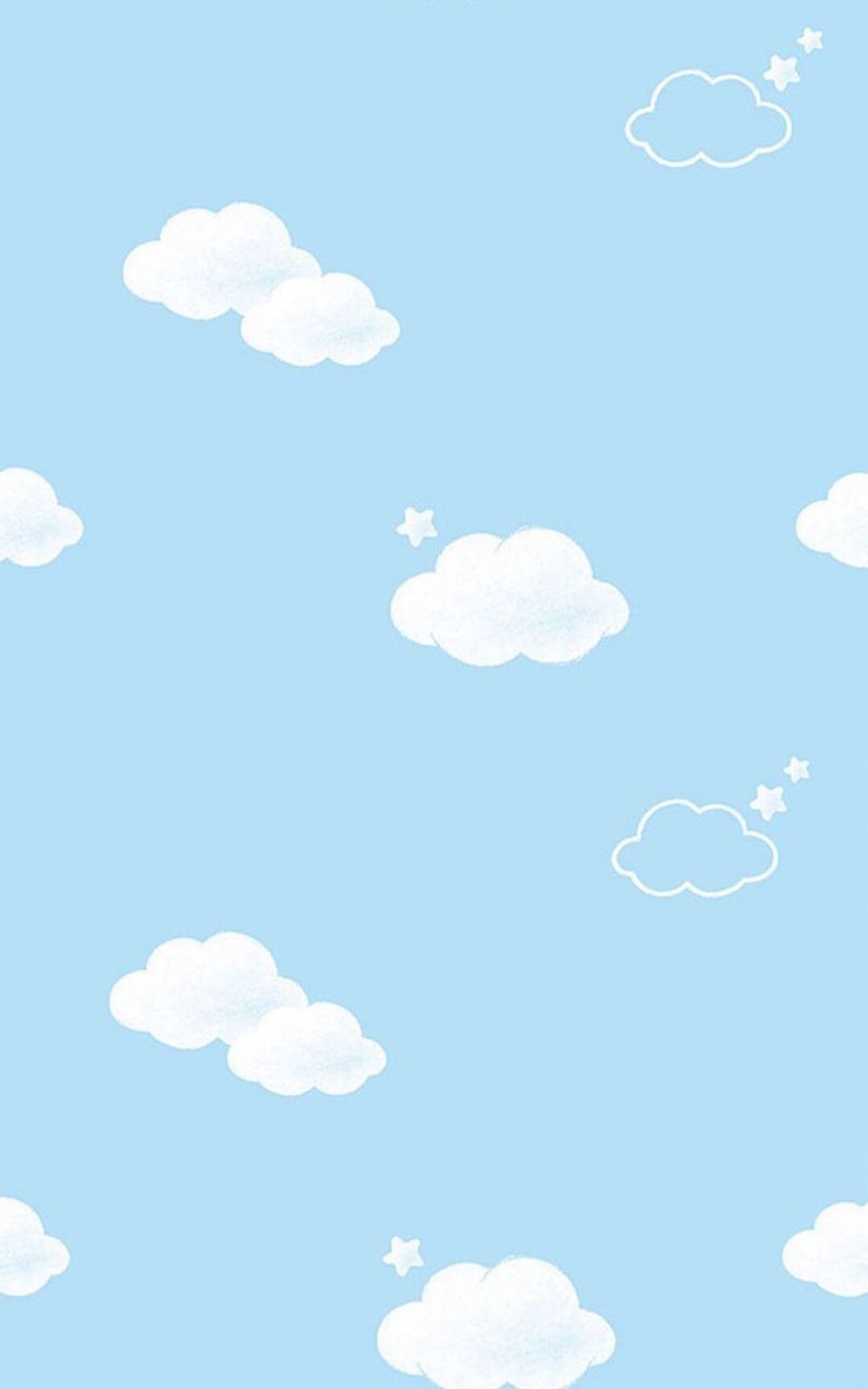 Free download Cute Light Blue Wallpaper - [1080x1920]