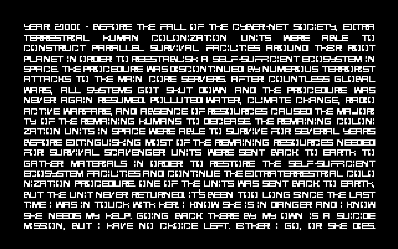 Review Of The Eternal Castle, A Really Cool Sci Fi Videogame