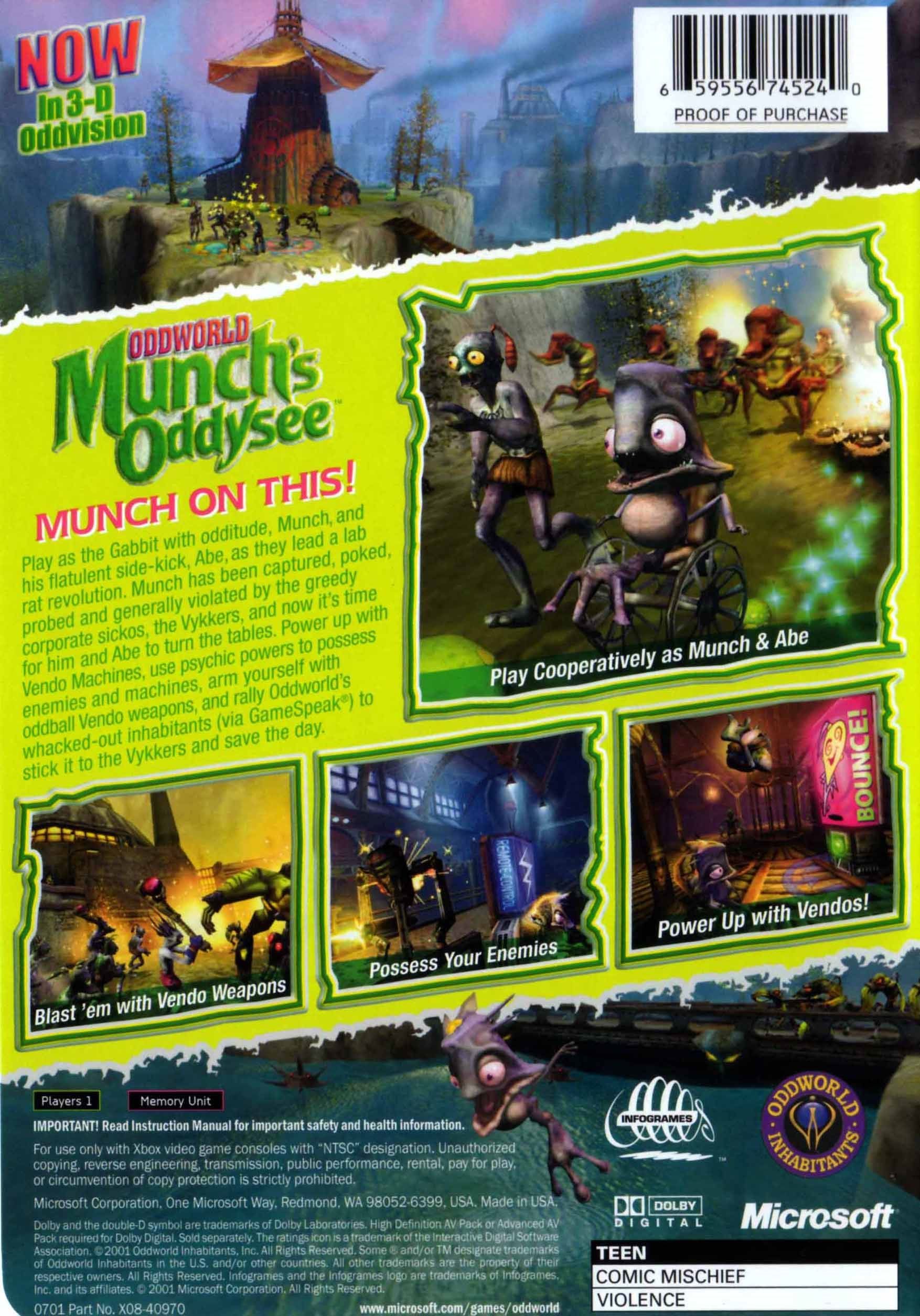 Oddworld: Munch's Oddysee Details Games Database