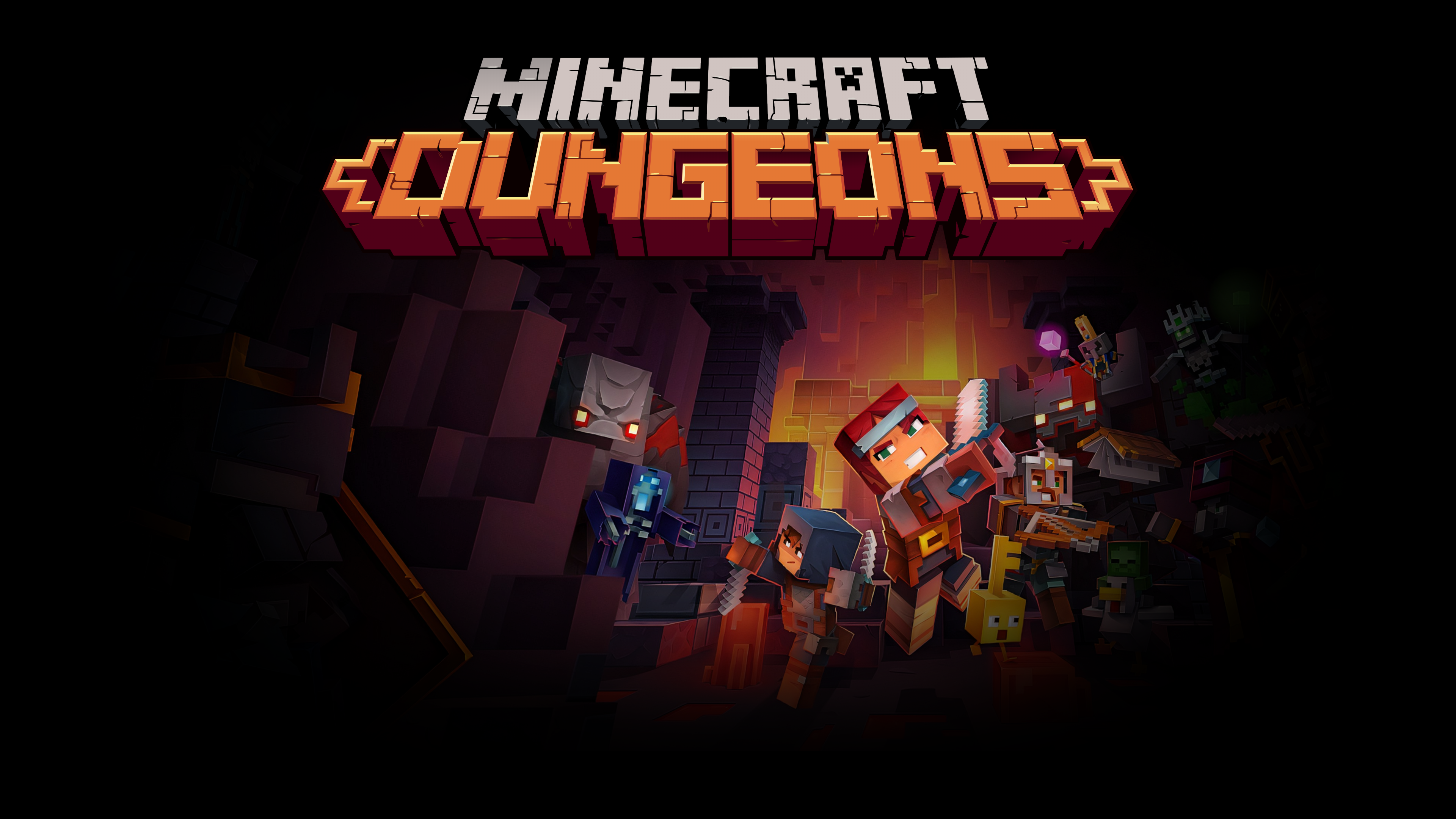 minecraft dungeons logo