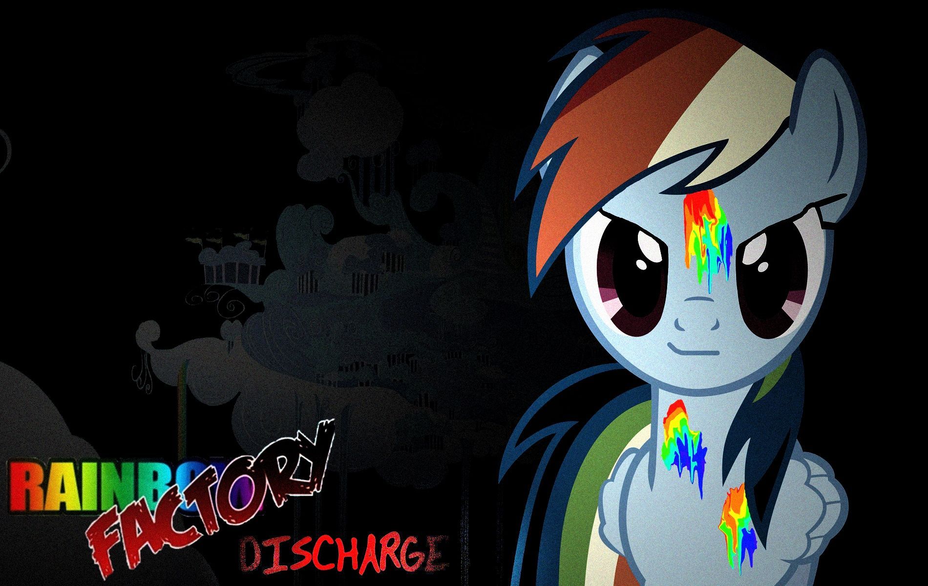 Rainbow Factory Discharge Wallpaper. Little pony, Rainbow dash, My little pony