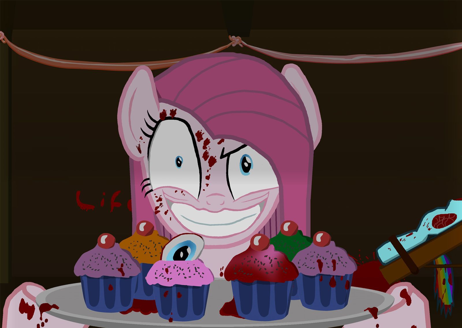 Pinkie pie gone mad!. Creepypasta, Mlp creepypasta