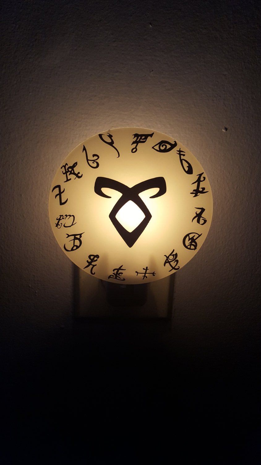 Shadowhunter Runes Mortal Instruments Inspired Night Light City