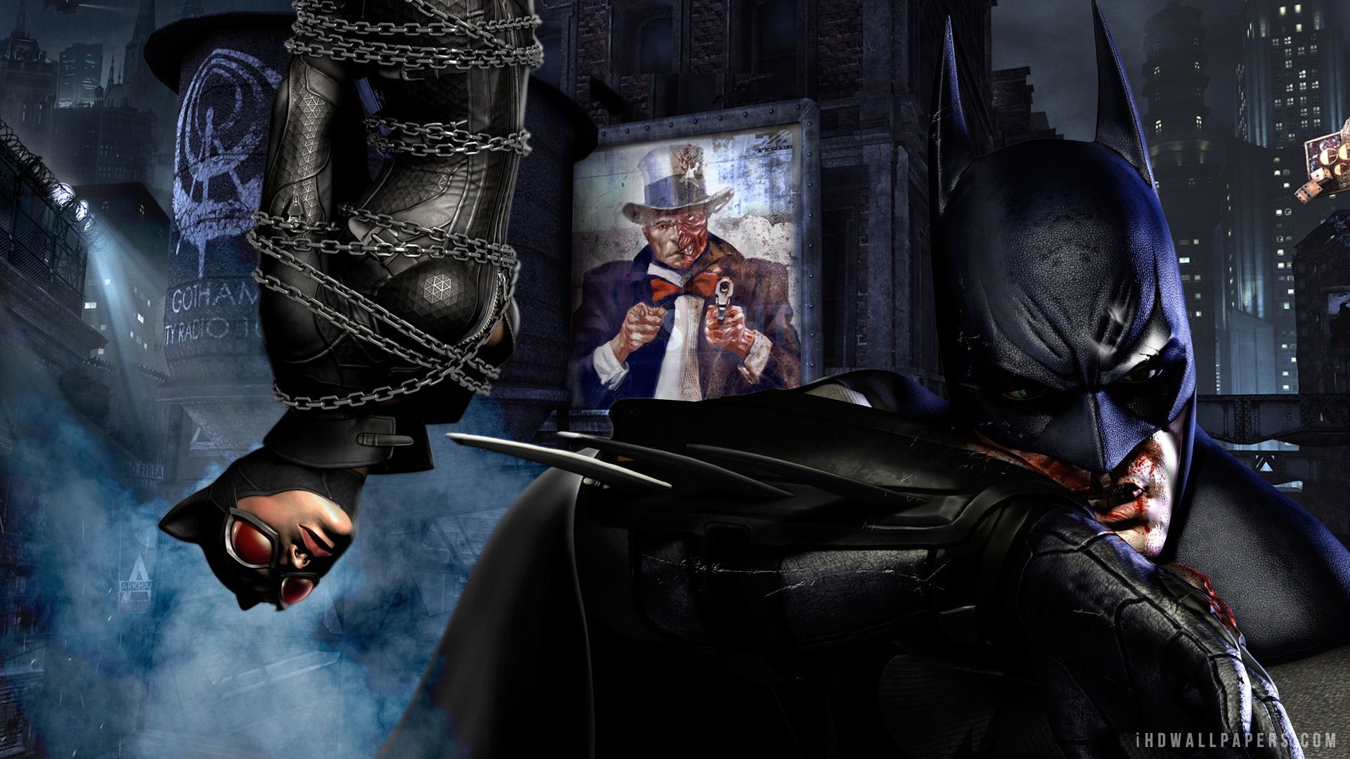 Free download Catwoman Batman in Arkham City HD Wallpaper iHD