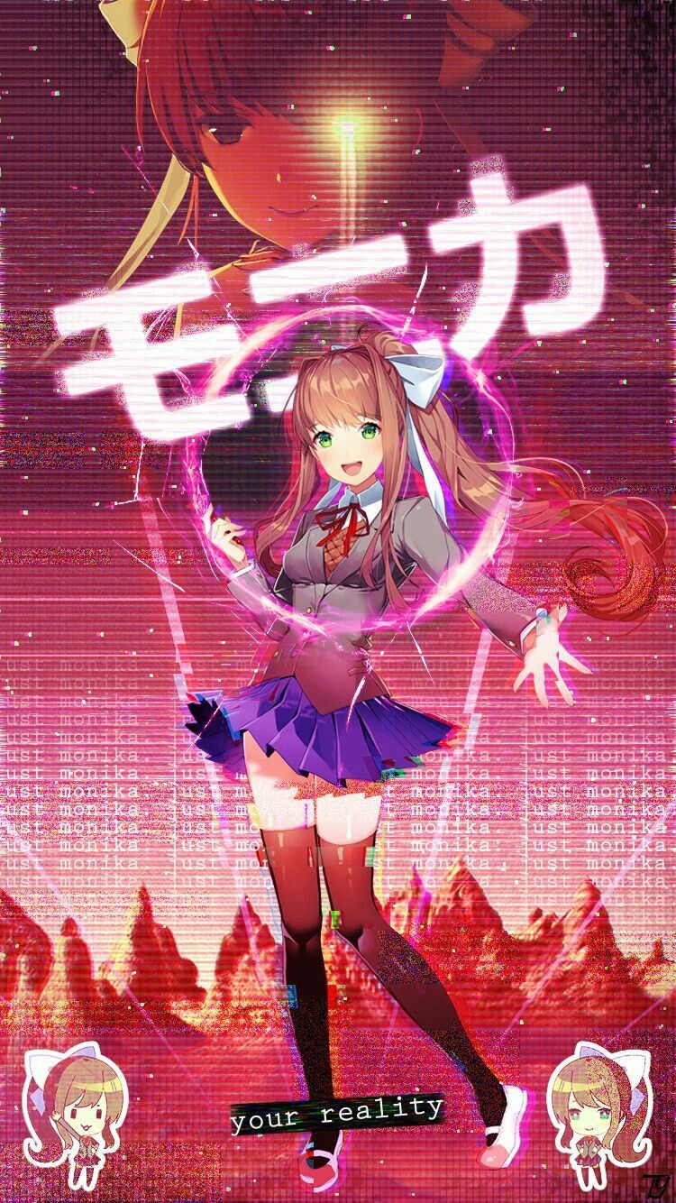 Doki Doki Literature Club! Phone Wallpaper by Leroy - Mobile Abyss