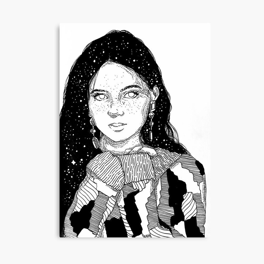 Sadie Sink Illustration Photographic Print