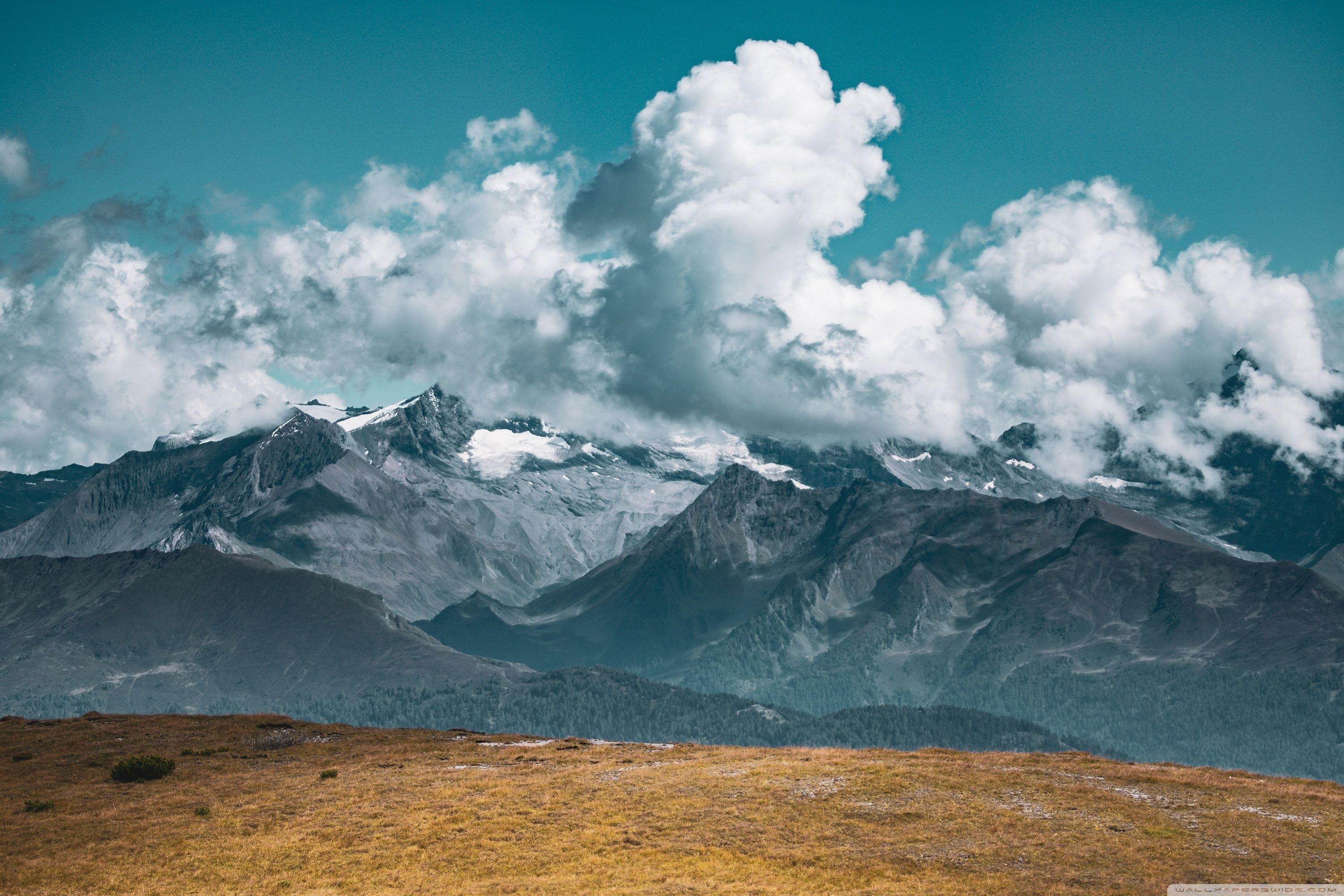Beautiful mountain landscape, Austrian Alps Ultra HD Desktop