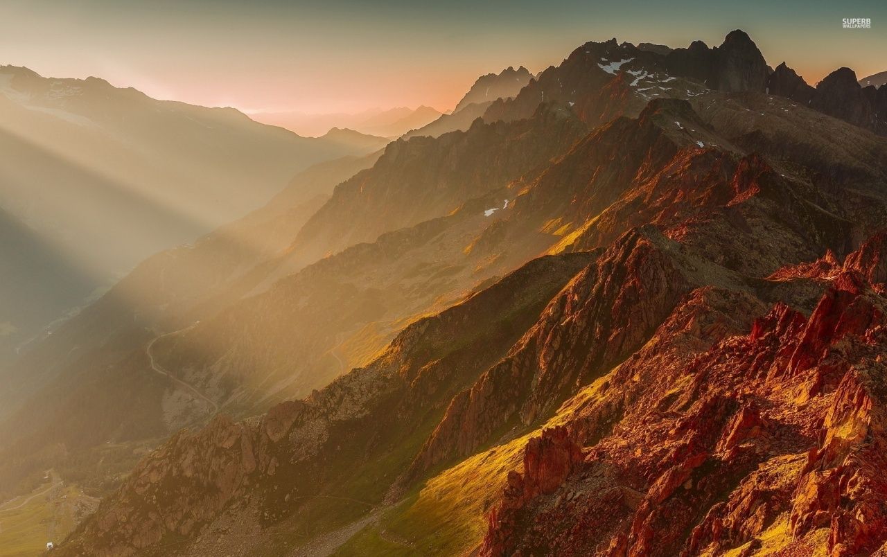 Beautiful Copper Alps French wallpaper. Beautiful Copper Alps
