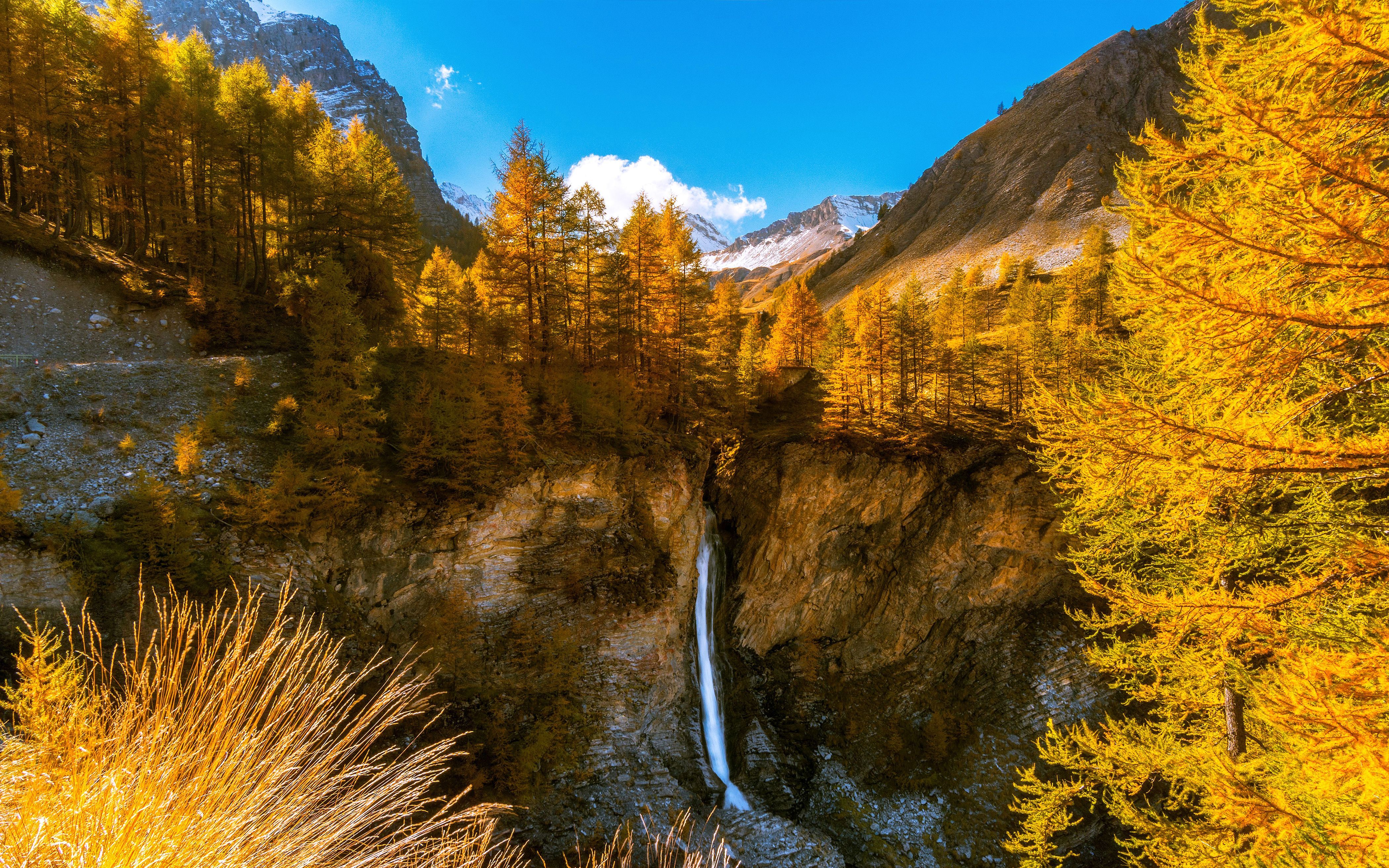 French Alps 4K. Landscape wallpaper, Beautiful nature wallpaper