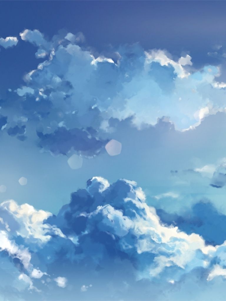 Free download Download 2000x1126 Anime Clouds Sky Wallpaper