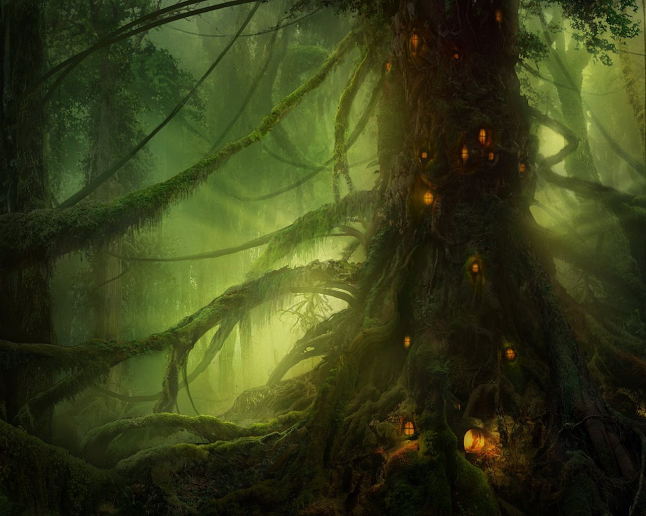 Free download Forest elves 1280 x 1024 Fantasy Photography