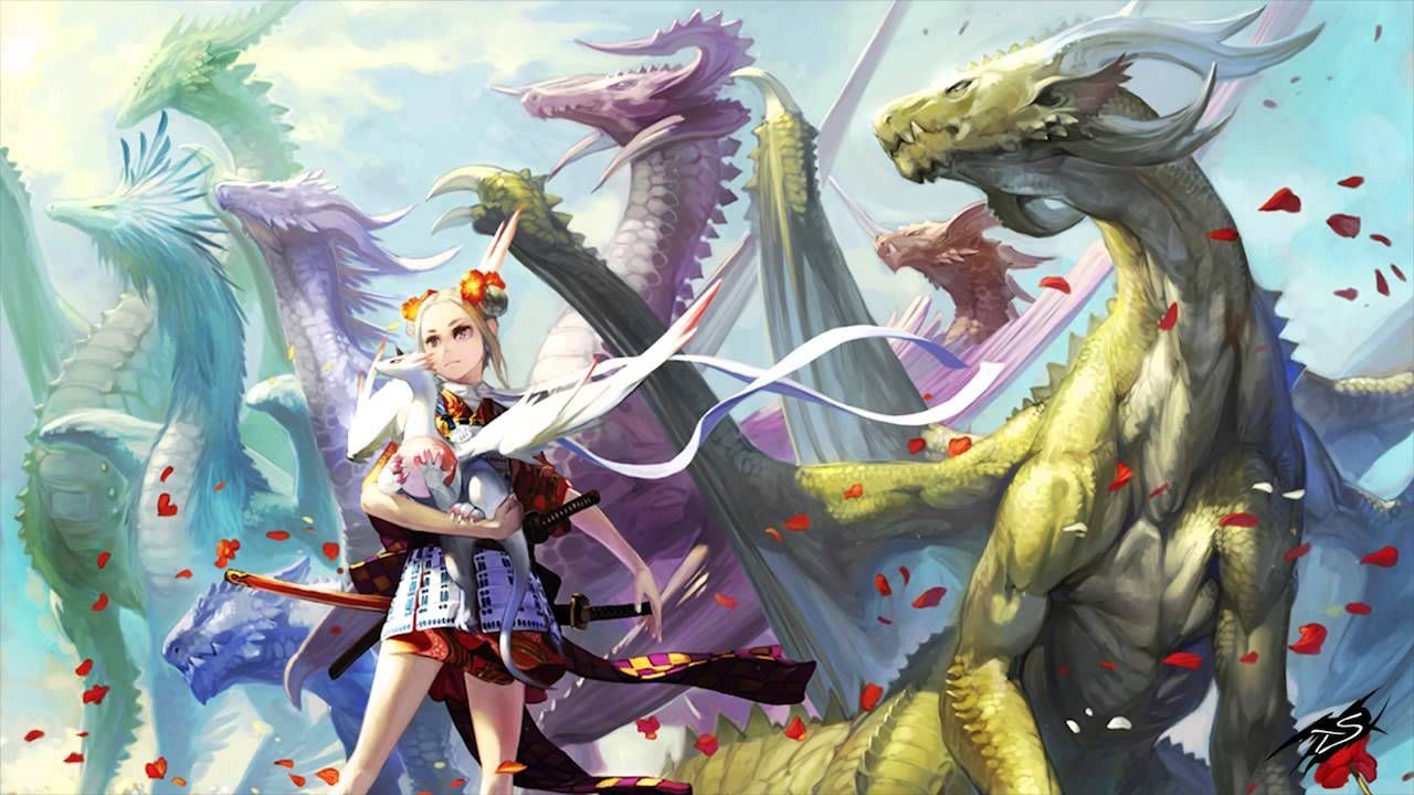 Most Epic Music Ever: Dragonland. Anime art fantasy, Animation