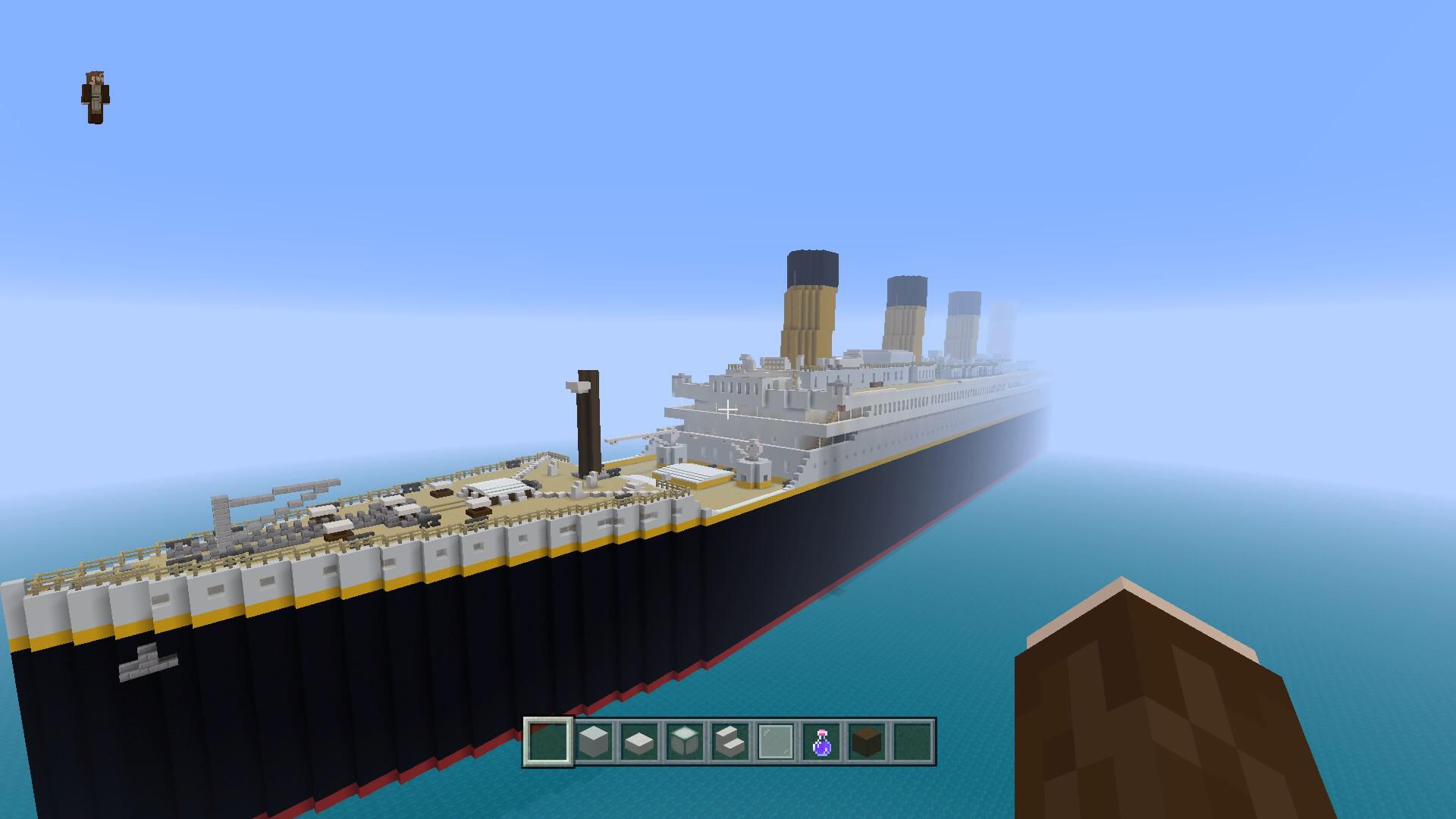 So this is a 1:1 scale model of the R.M.S. Titanic that I designed
