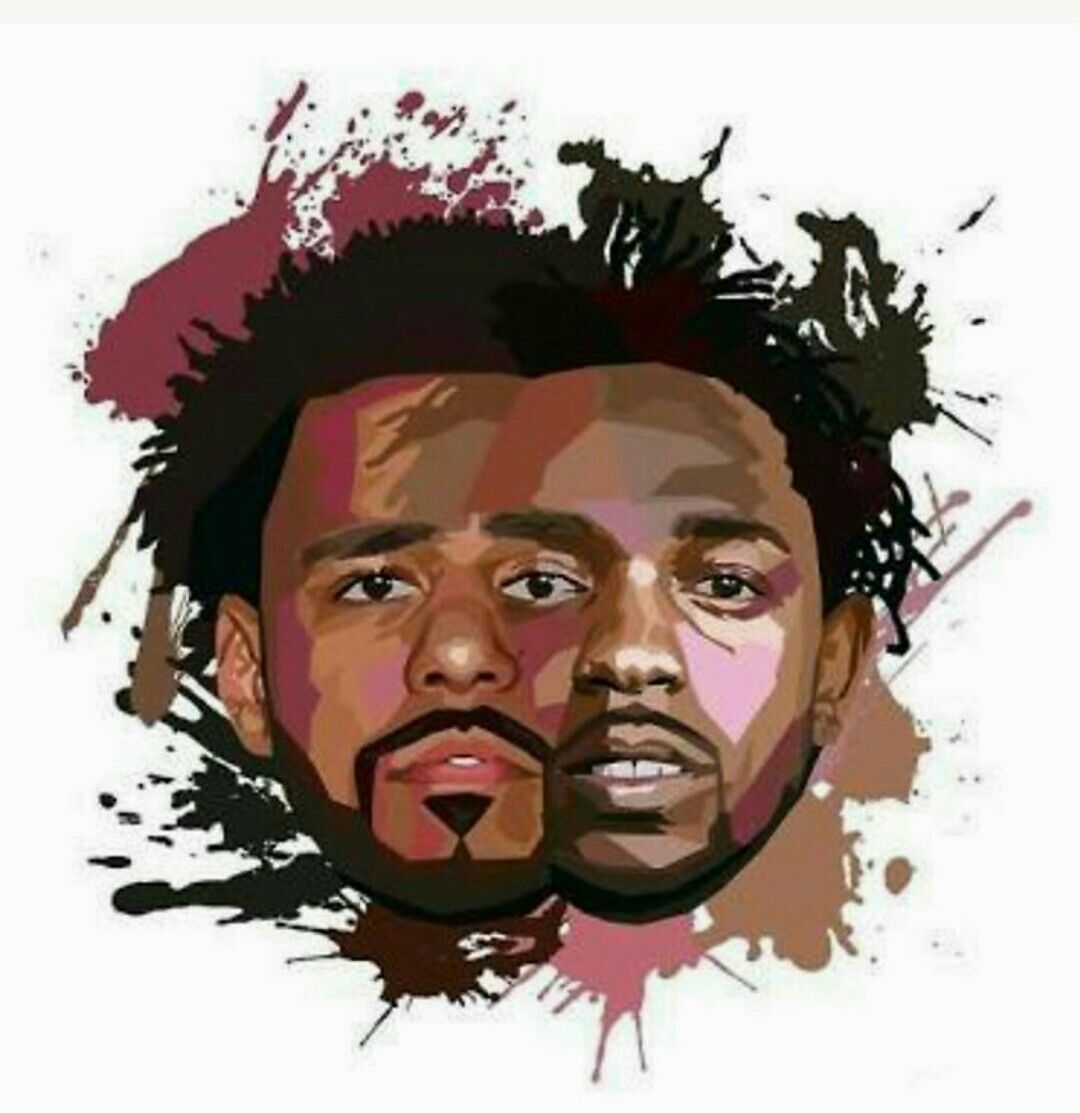 J. Cole and Kendrick Lamar, iPhone, Desktop HD