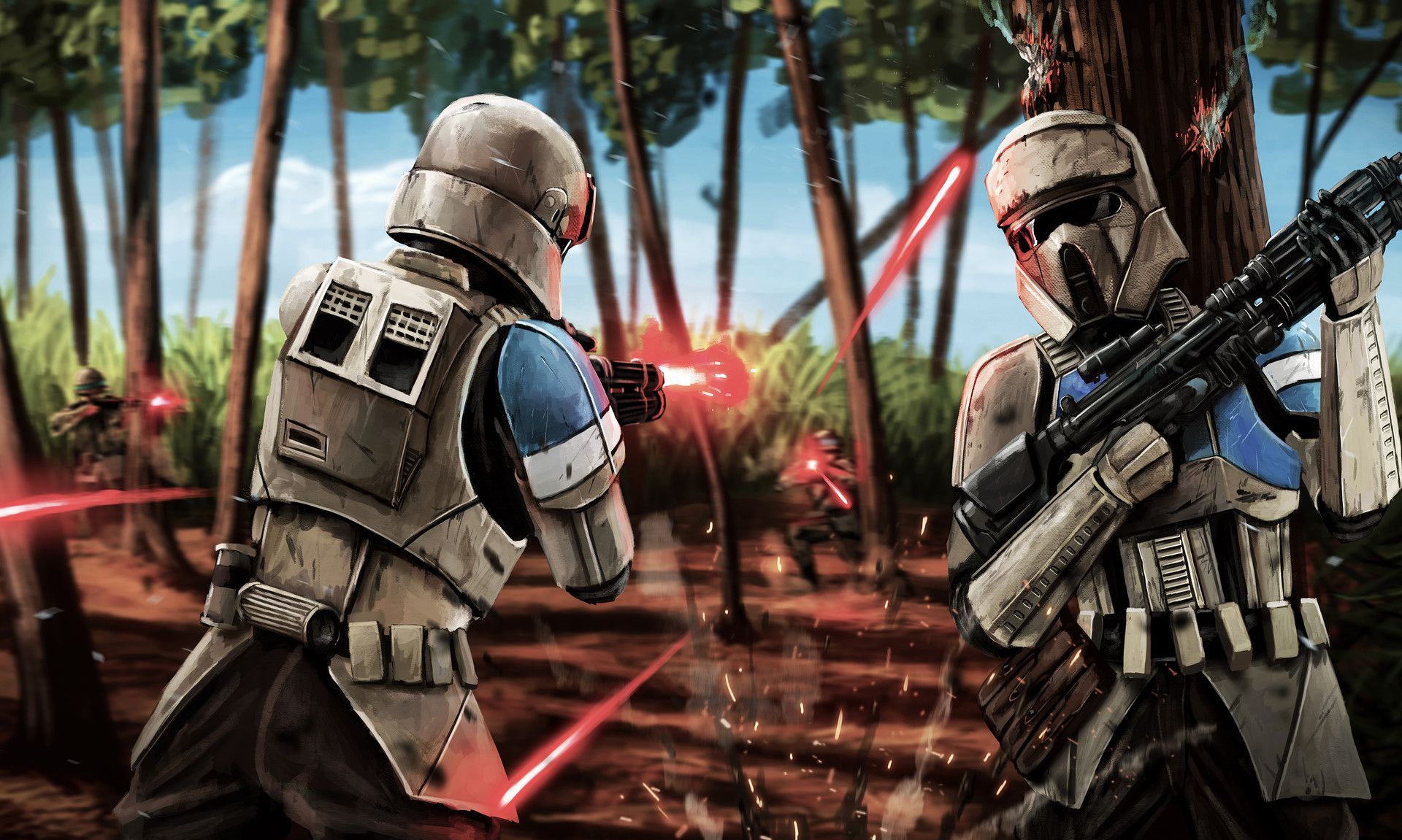 Sci Fi Star Wars Shoretrooper Blaster HD Wallpaper Background Image