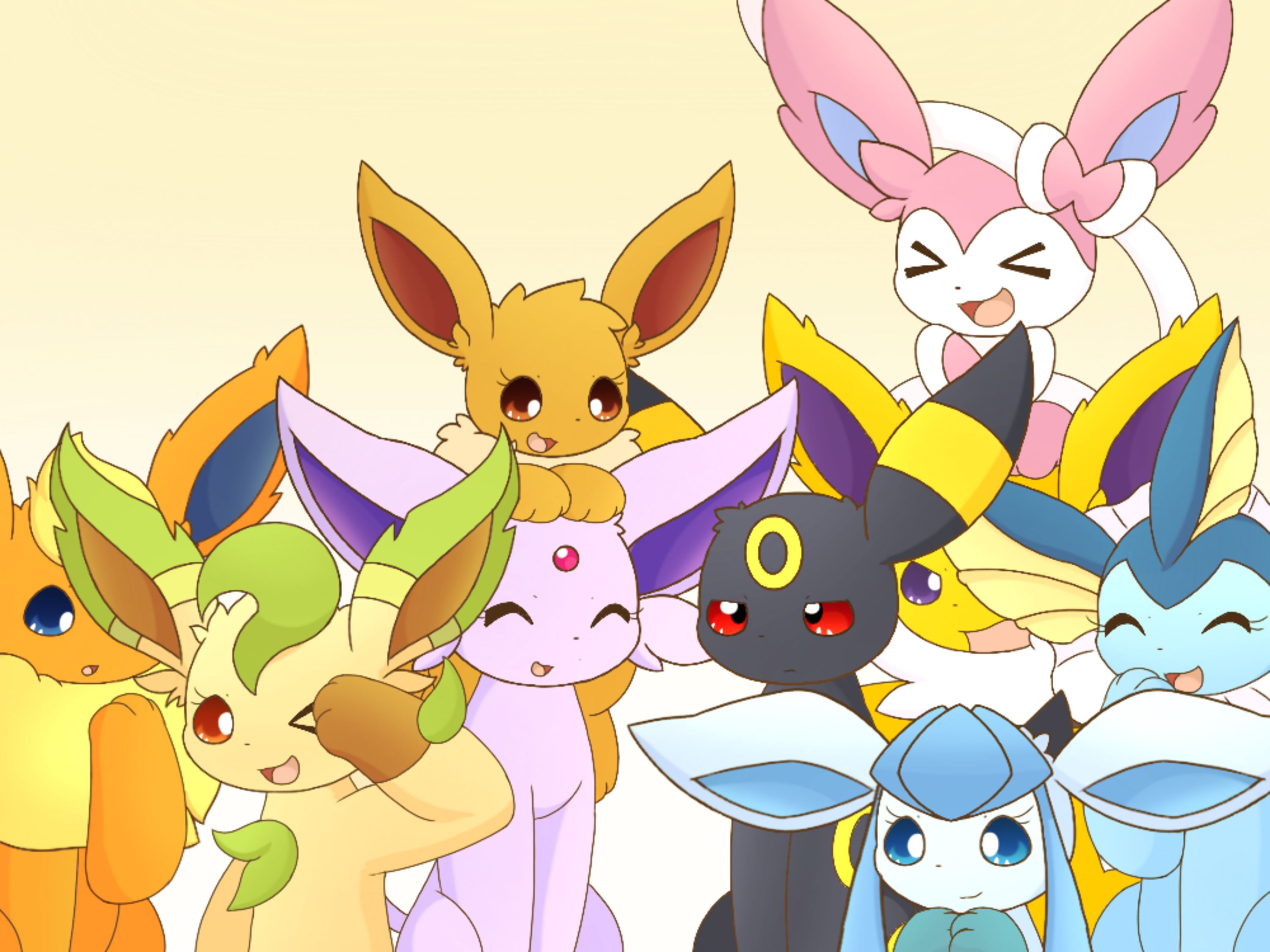 Eeveelution Squad Wallpapers Wallpaper Cave 0304