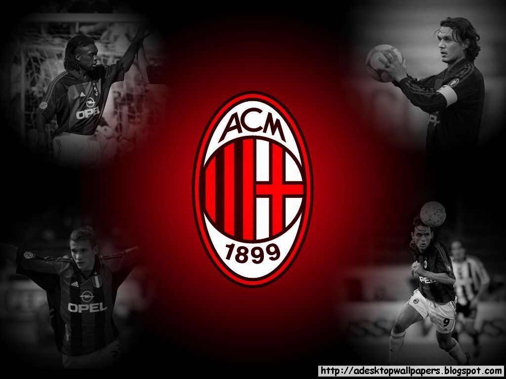 A desktop wallpaper: Ac Milan Football Club Desktop Wallpaper