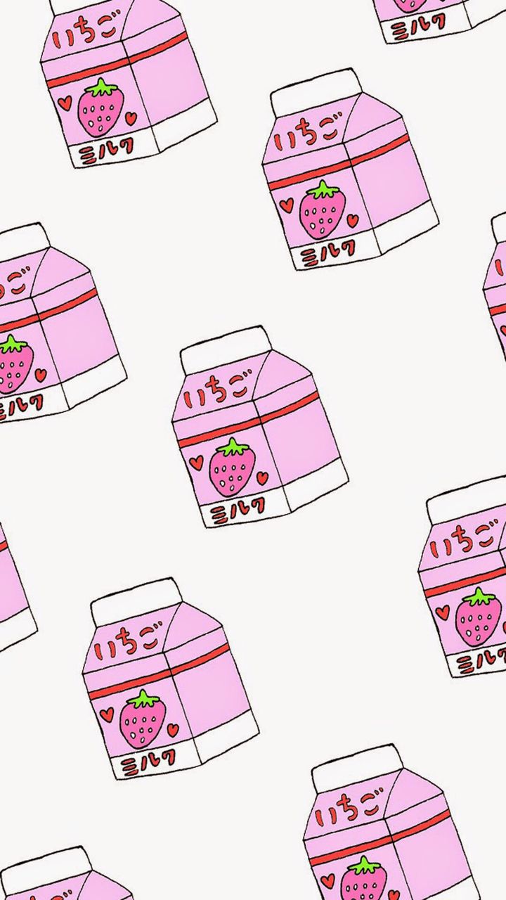 Strawberry Milk Aesthetic Wallpapers - Wallpaper Cave