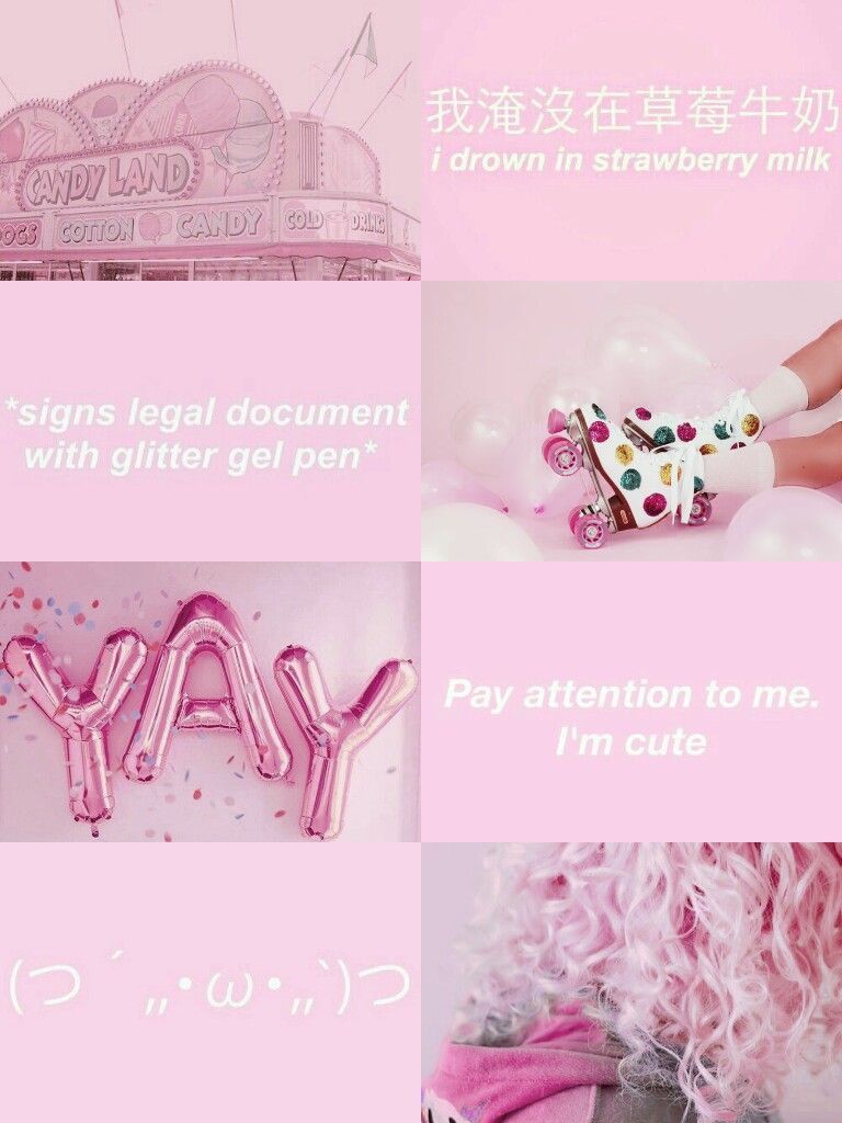 Pink pie aesthetic. Pink aesthetic, Yellow