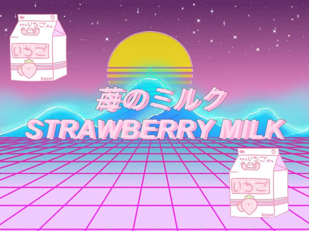 Strawberry Milk Aesthetic Wallpapers - Wallpaper Cave