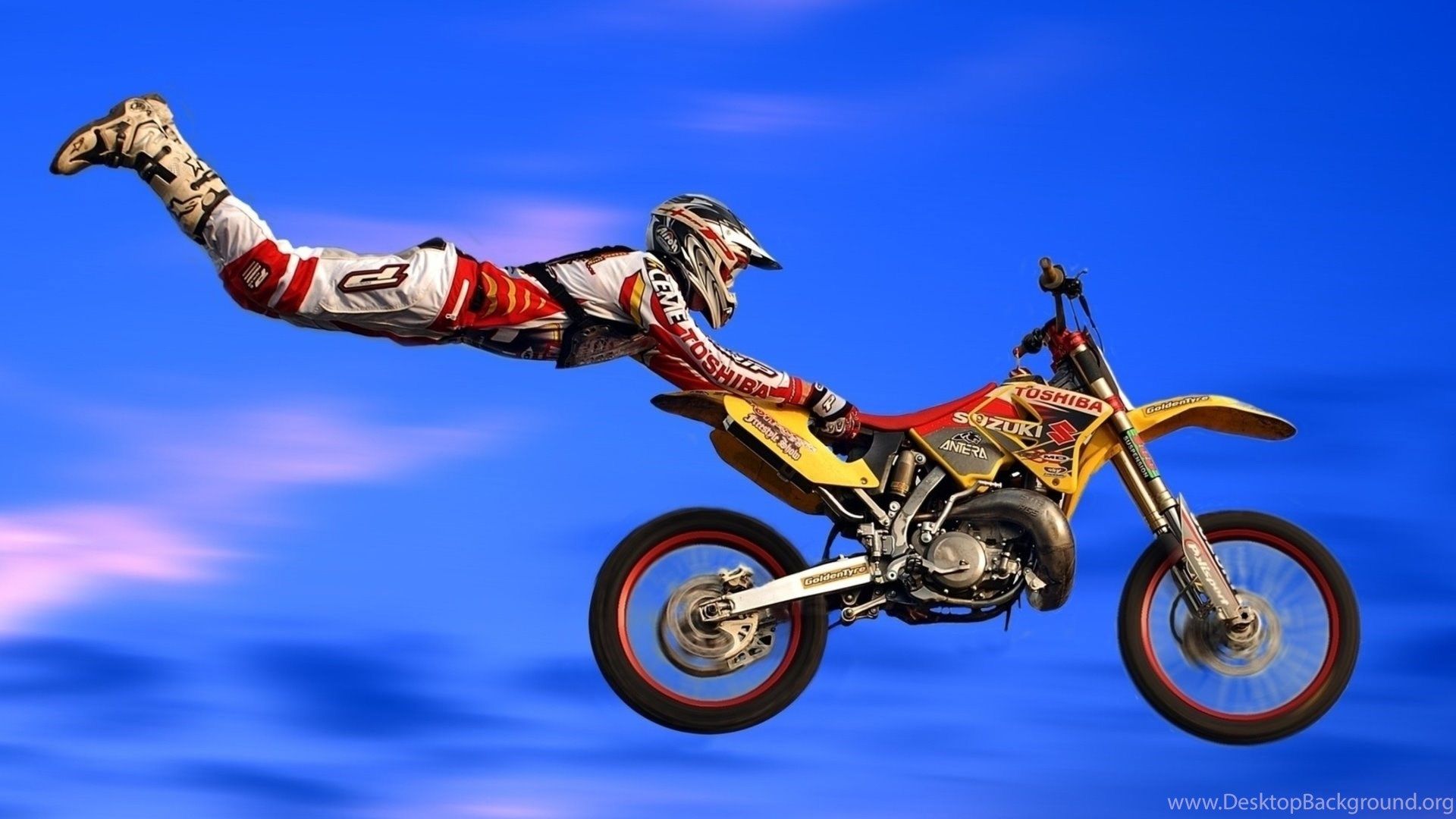 Dirt Bike Tricks Wallpaper Desktop Background